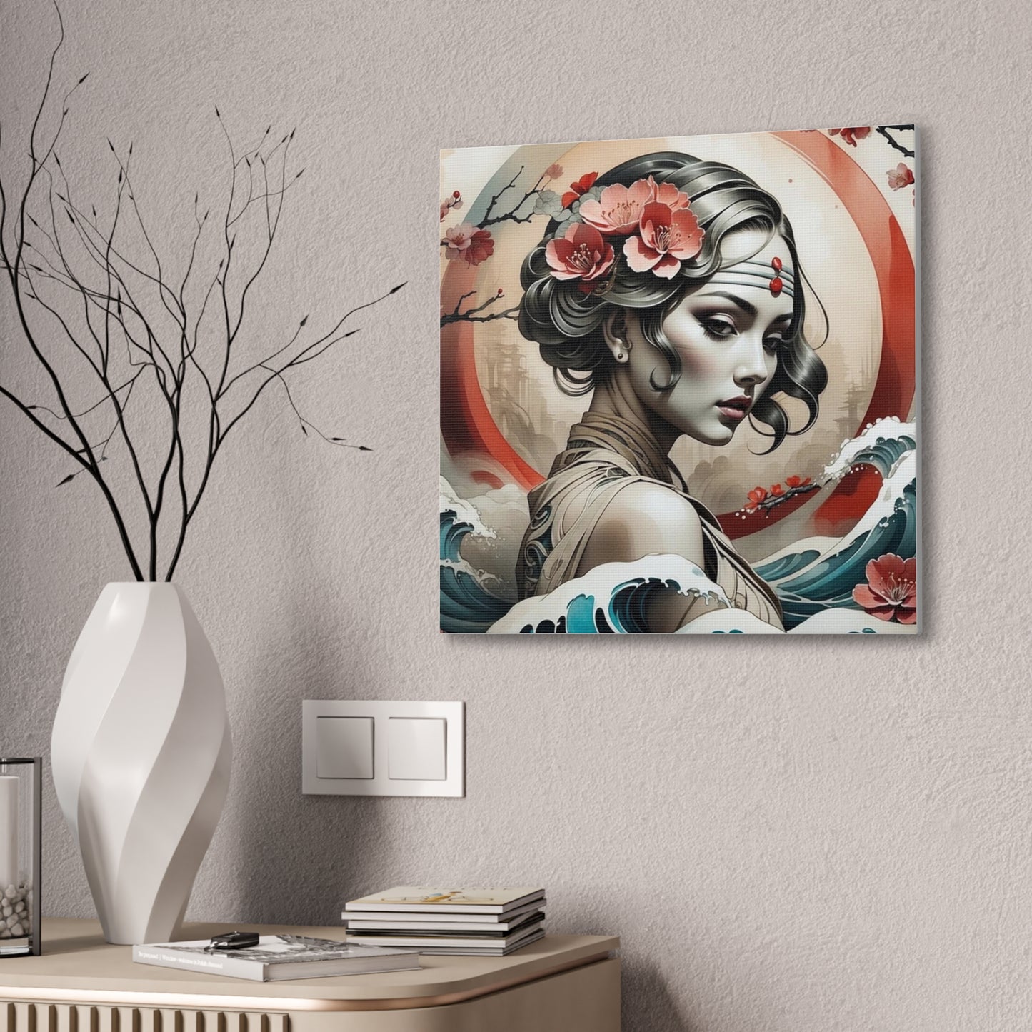 Exotic Lady - Canvas Stretched, 0.75"