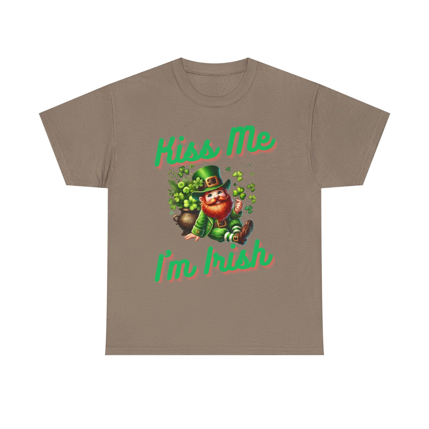 Kiss Me I'm Irish - Unisex Heavy Cotton Tee - St. Patrick's Day - T-Shirts