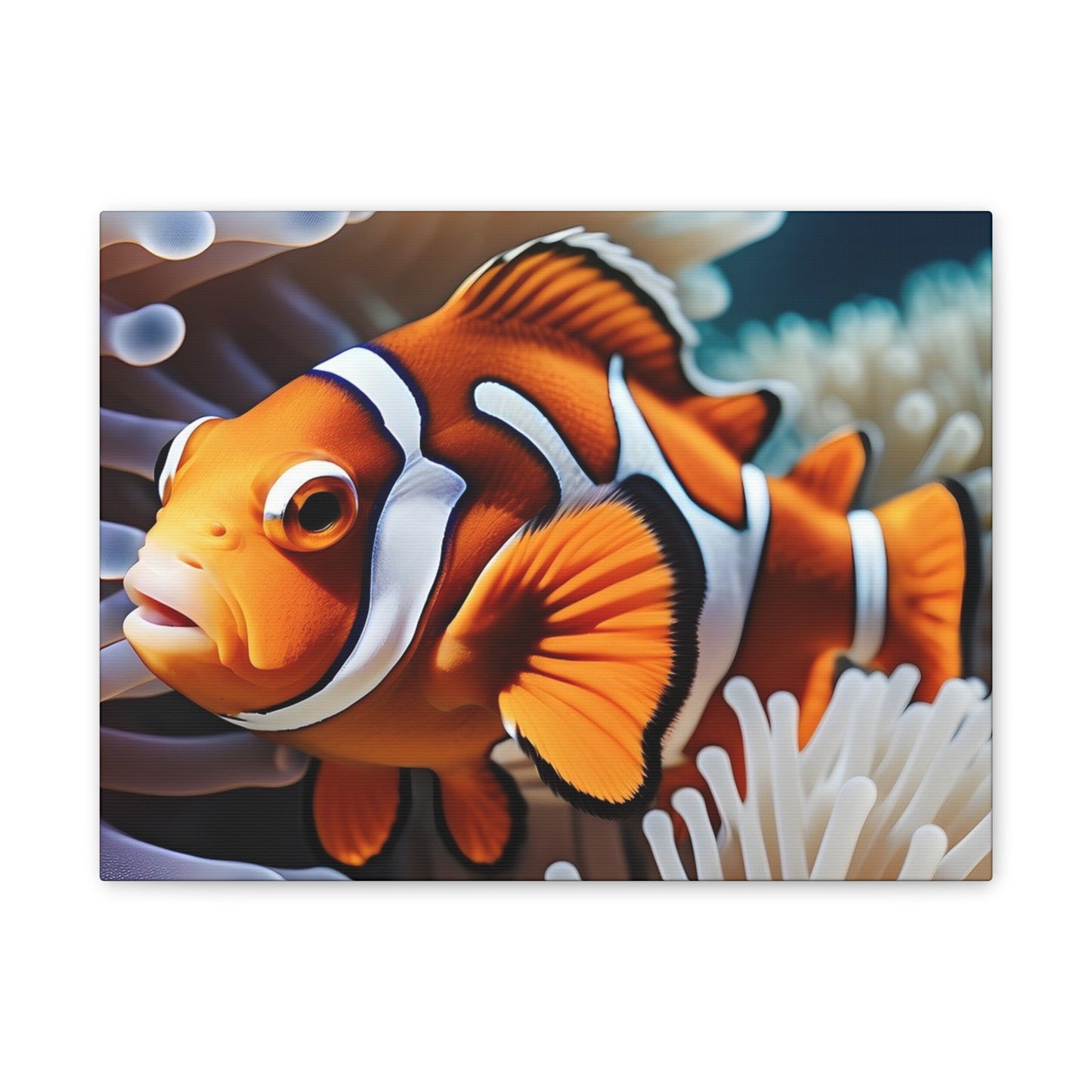 Clown Fish - Canvas Stretched, 0.75"