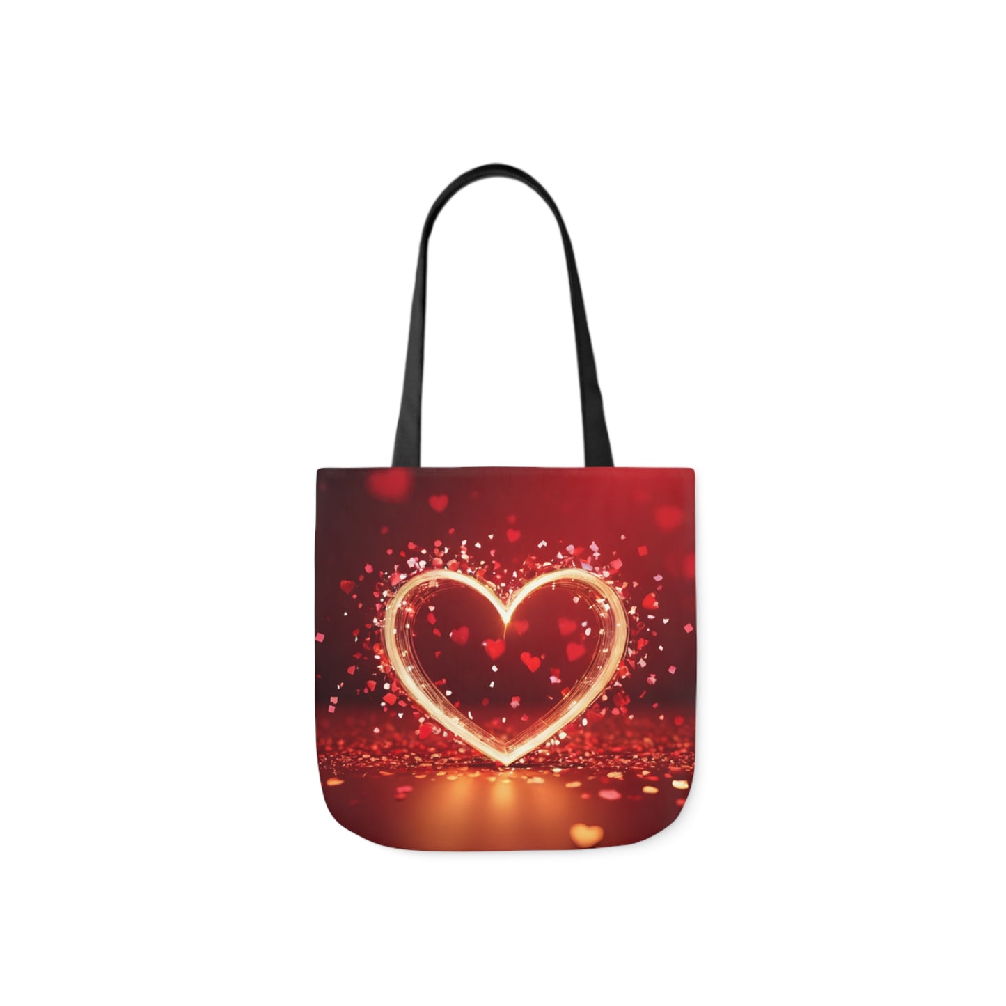 Valentines - Canvas Tote Bag, 5-Color Straps