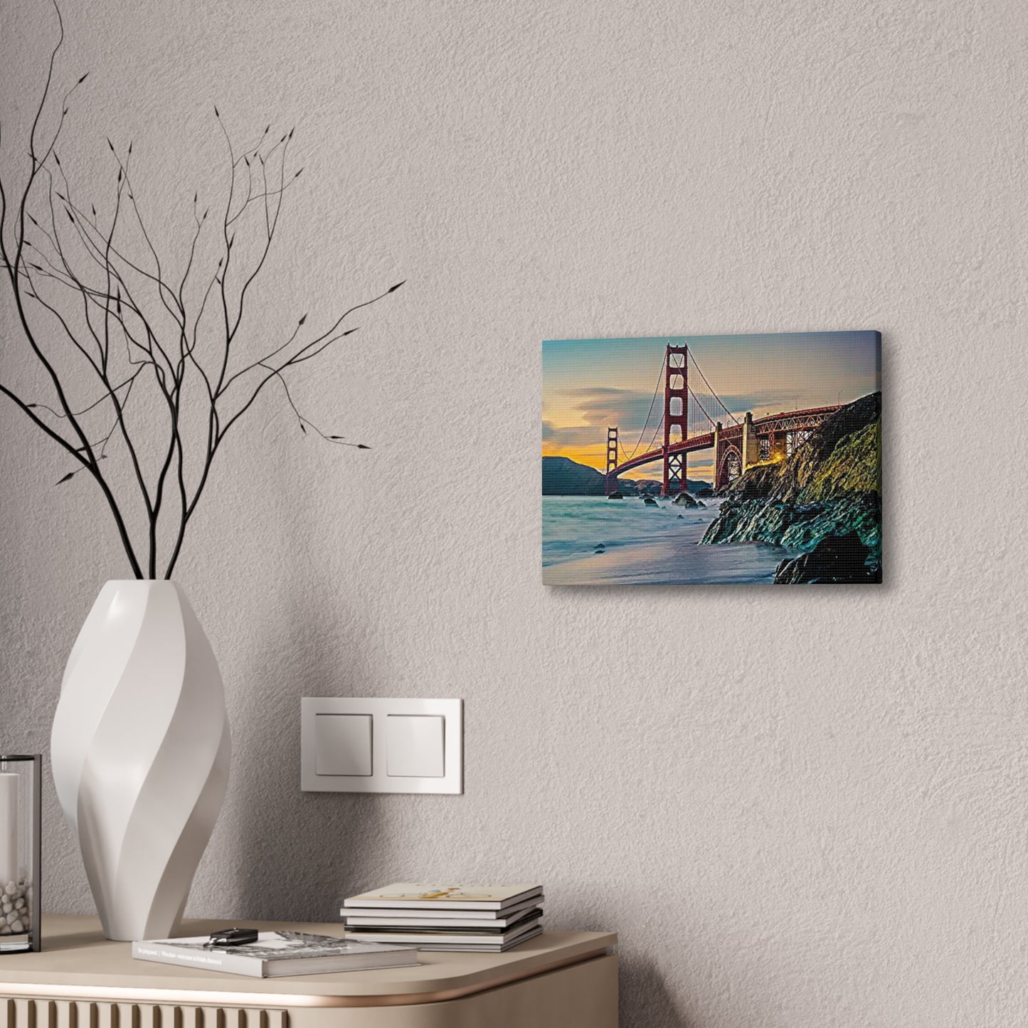 Golden Gate - Canvas Stretched, 0.75"