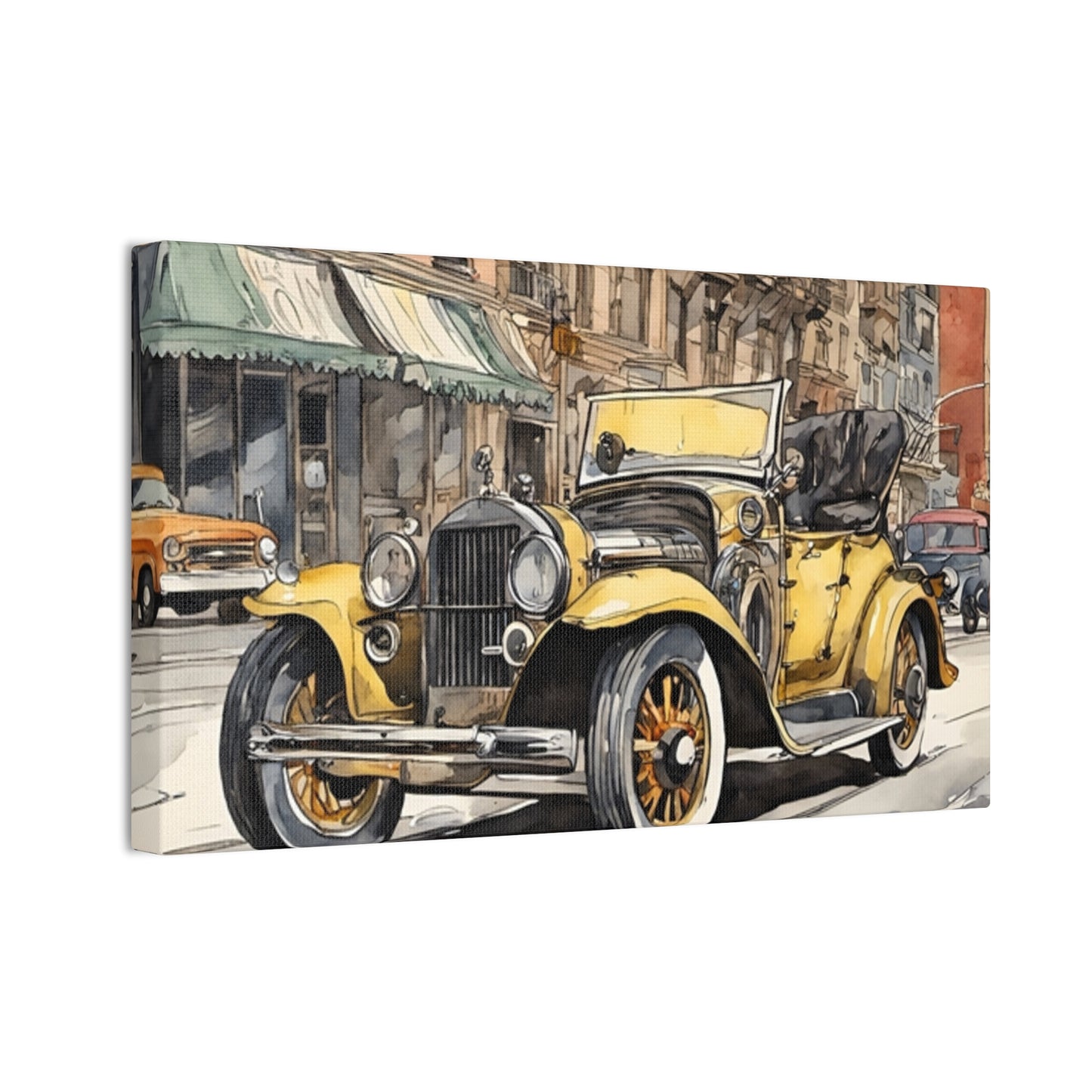 Antique Car - Canvas Stretched, 0.75" - Father's Day