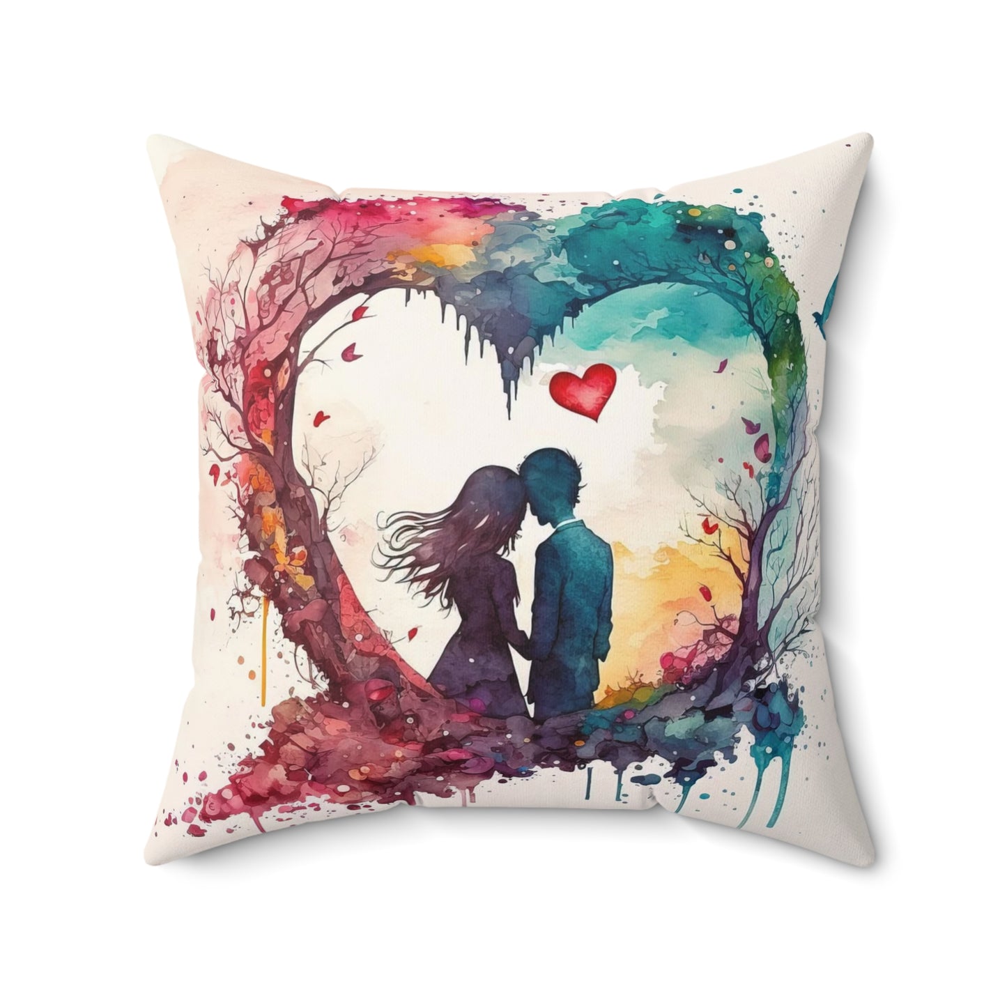 Love - Faux Suede Square Pillow- Mother's Day -  Easter