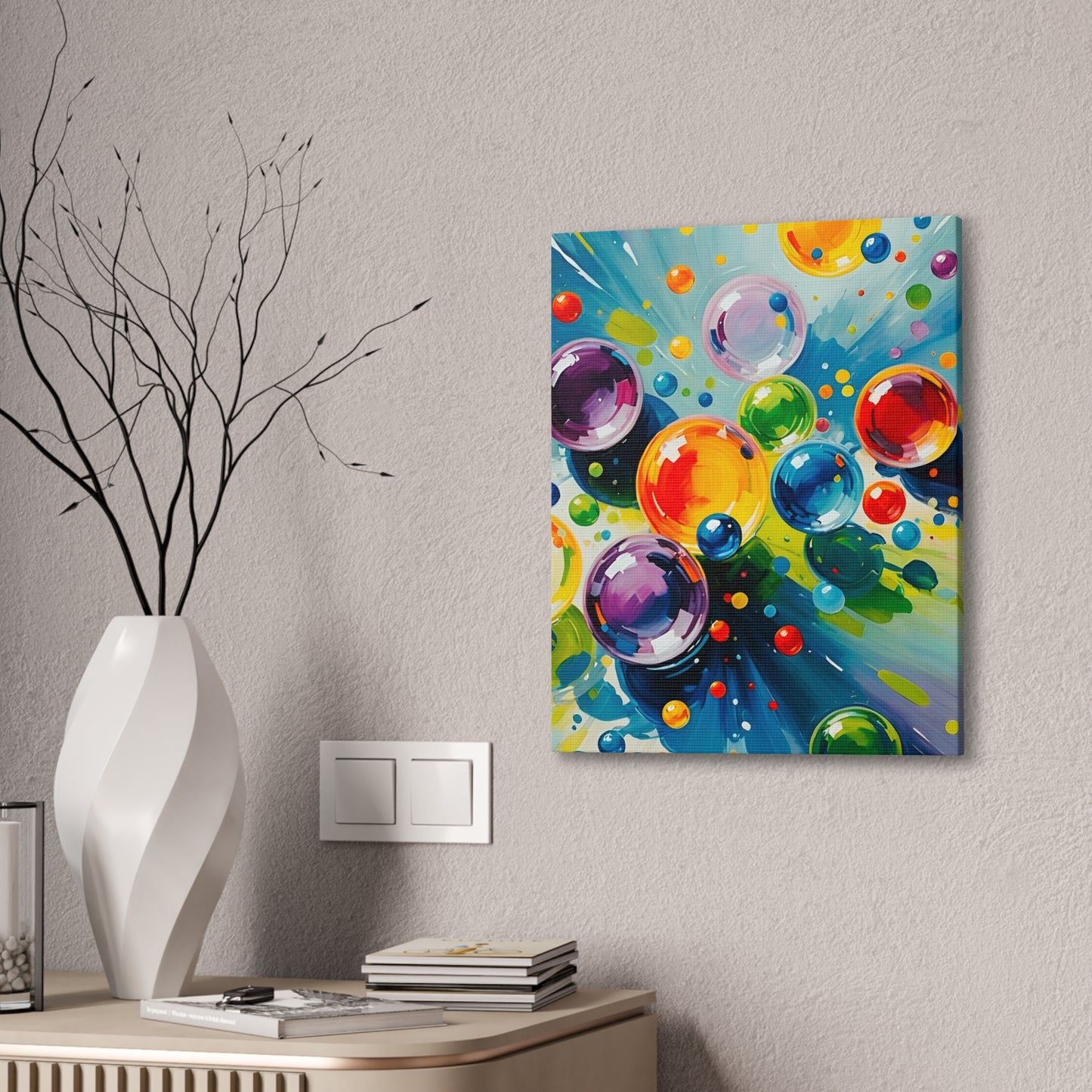 Colored Balls - Canvas Stretched, 0.75"