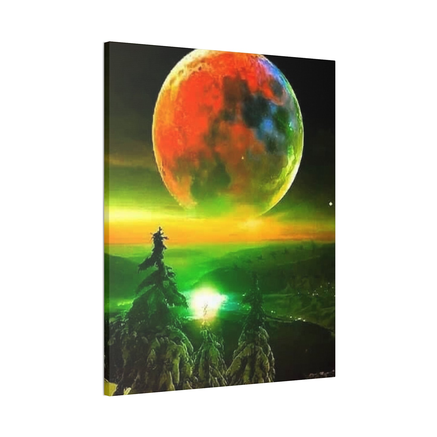 Harvest Moon - Canvas Stretched, 0.75"