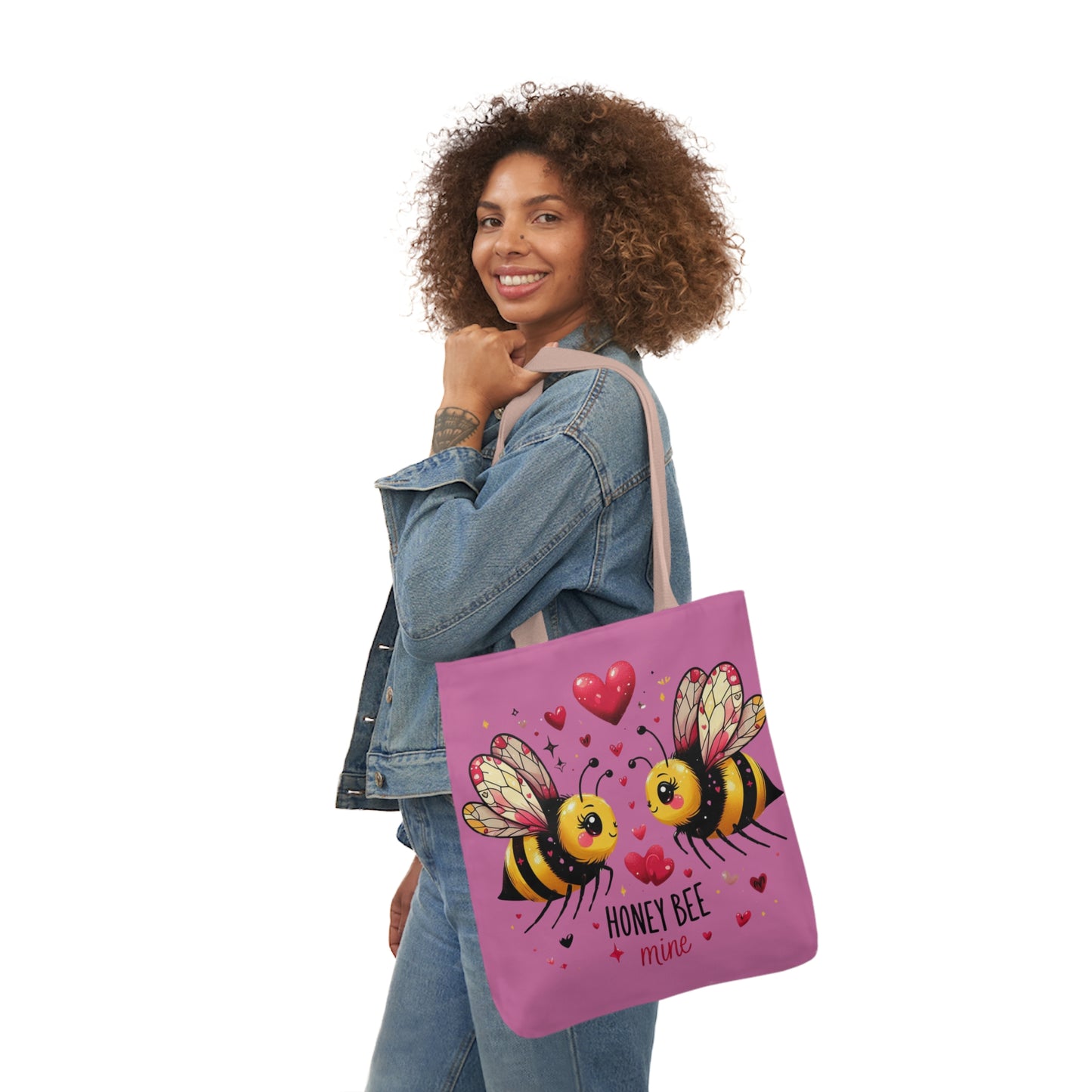 Valentines - Canvas Tote Bag, 5-Color Straps