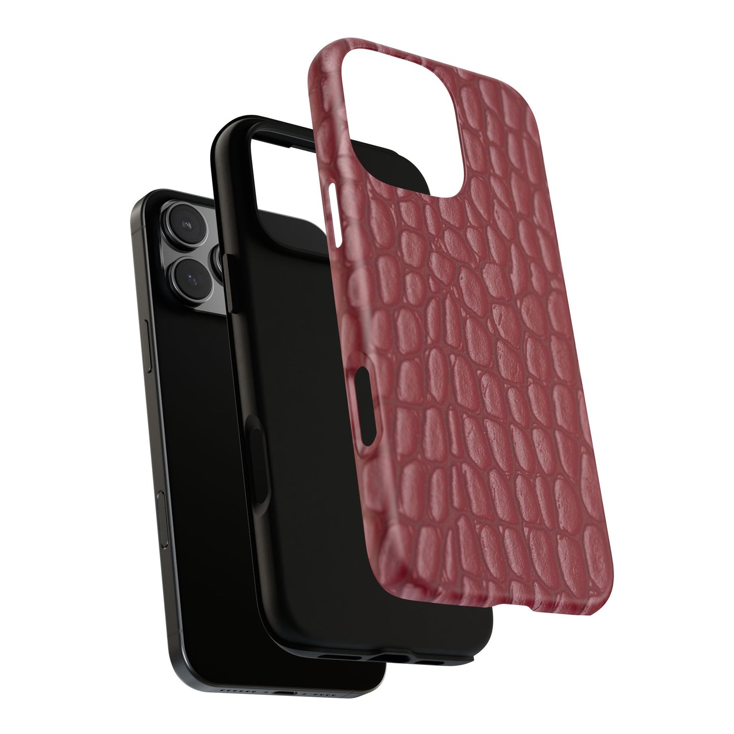 Red Leather - Tough Cases - Whimsical Phone Cases