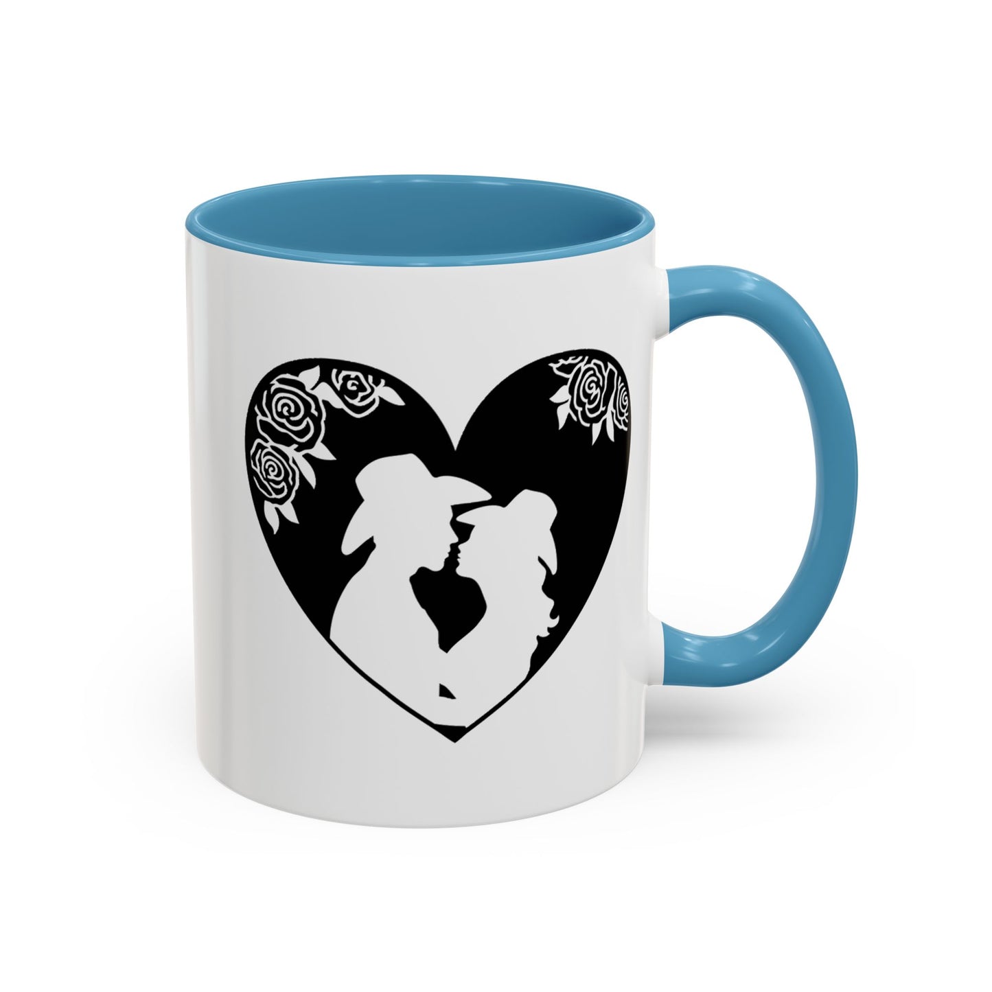 Cowboy Love - Accent Coffee Mug (11, 15oz) - Mother's Day