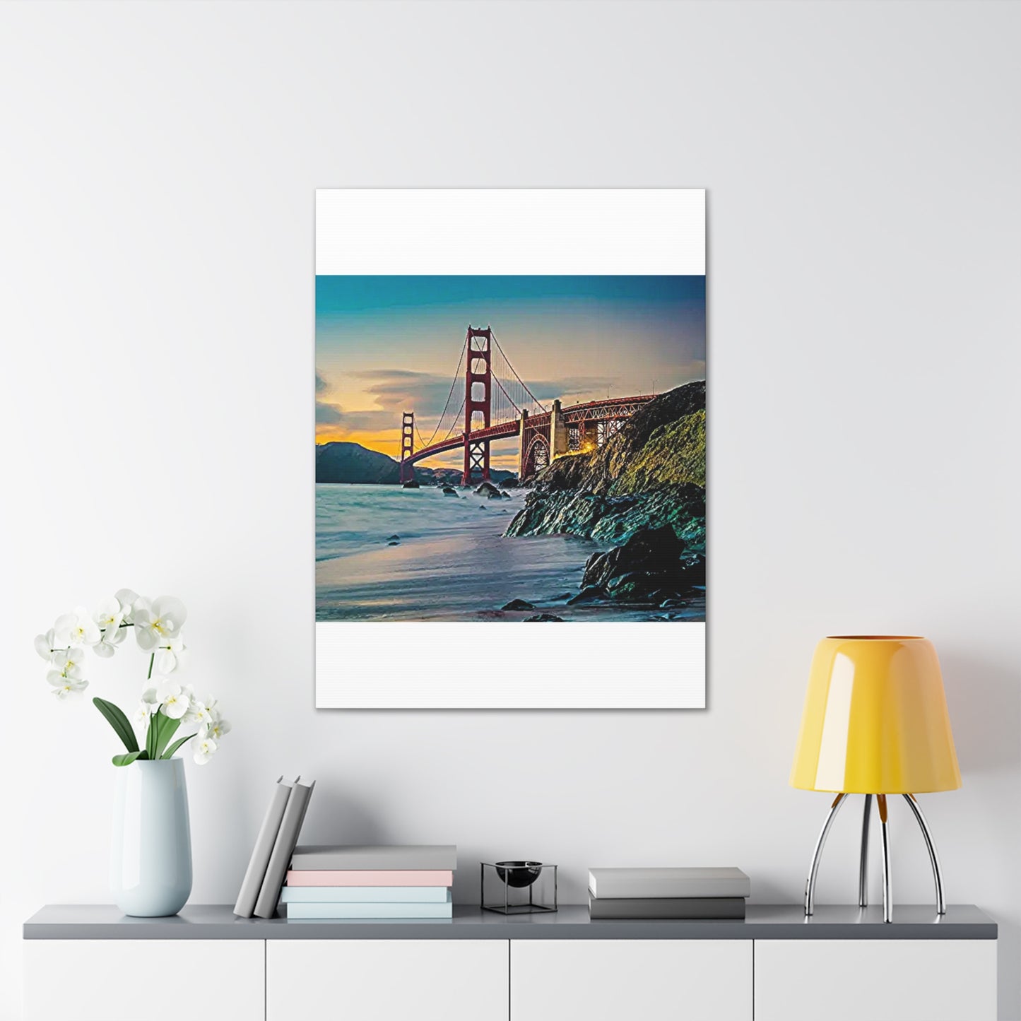 Golden Gate - Canvas Stretched, 0.75"