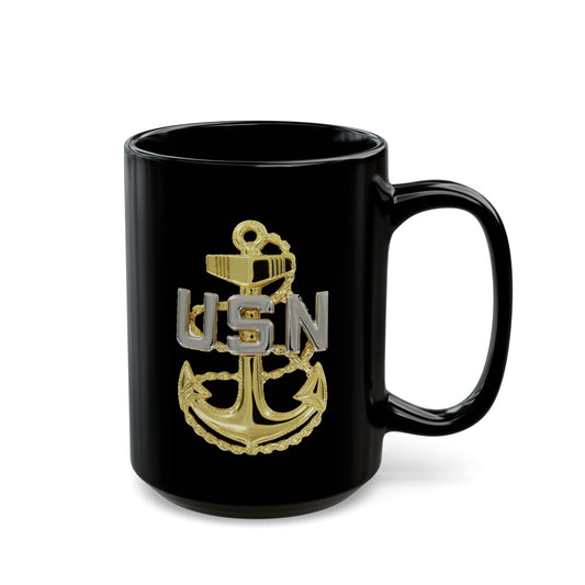 US - Navy - Black Mug (11oz, 15oz) - Military - Father's Day - Veteran