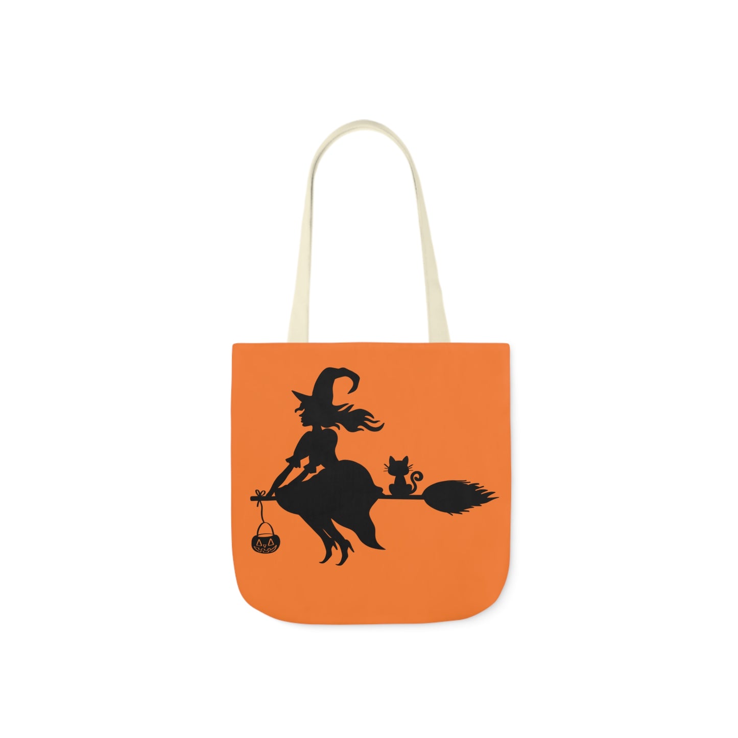 Witch - Canvas Tote Bag, 5-Color Straps - Halloween