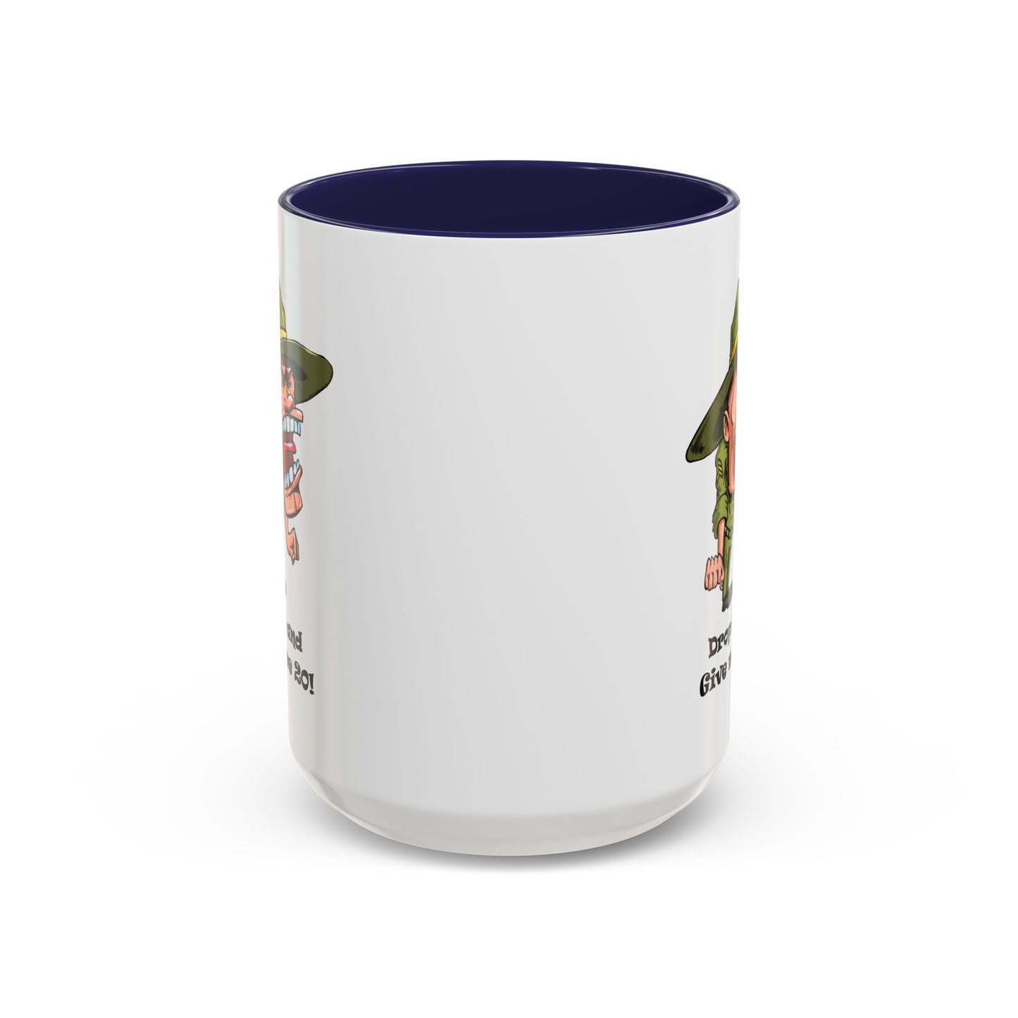 Drop and Give Me 20 - Accent Coffee Mug (11, 15oz) Whimsical and Military Mugs