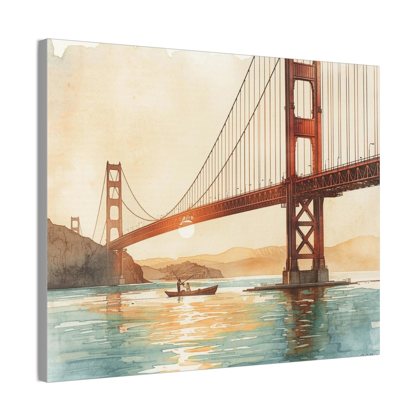 Golden Gate Bridge - Canvas Stretched, 0.75" - Wall Art 2026 - Places