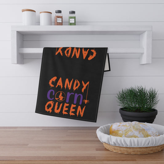 Candy Corn Queen - Tea Towels (cotton, poly)- Halloween