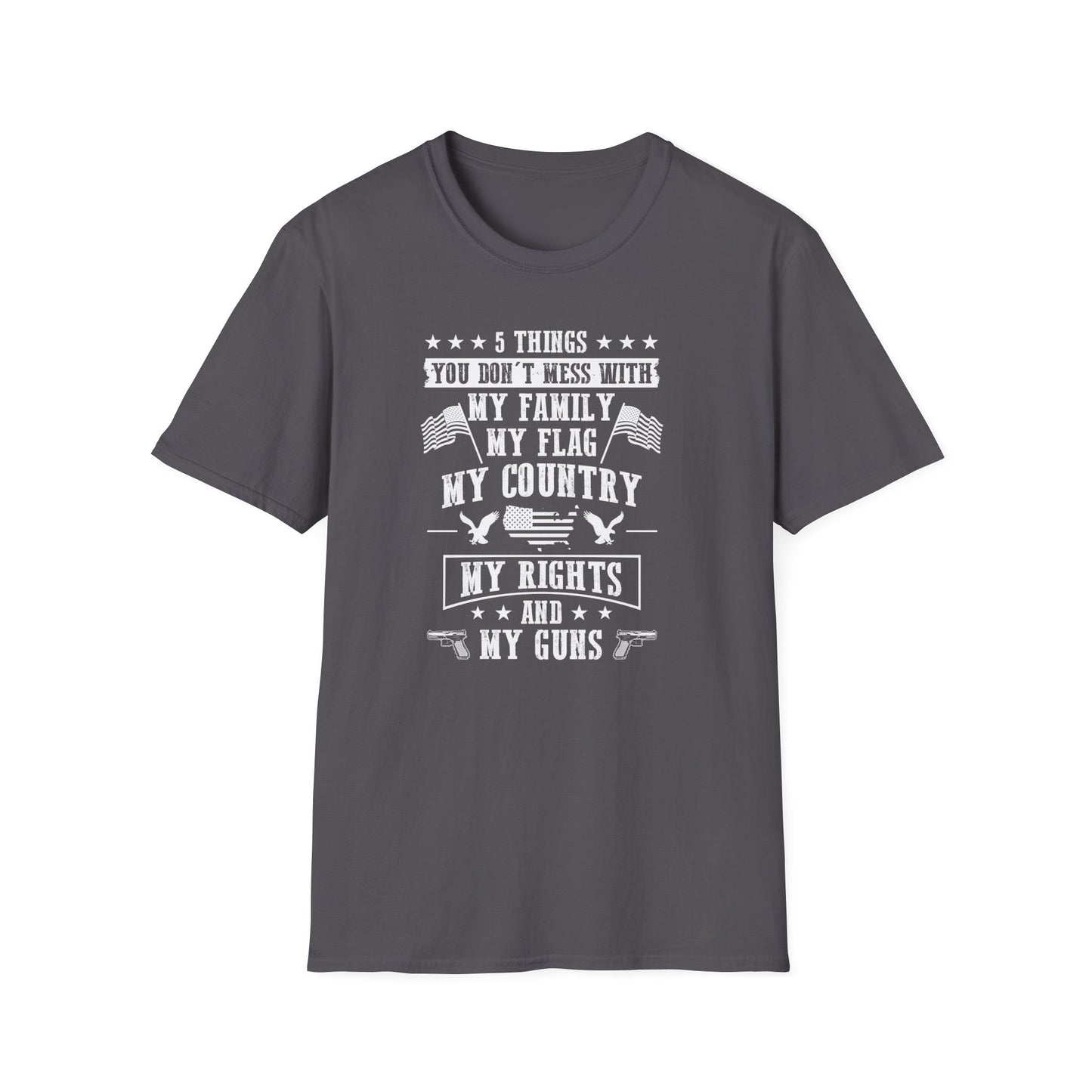 Five things - Unisex Softstyle T-Shirt