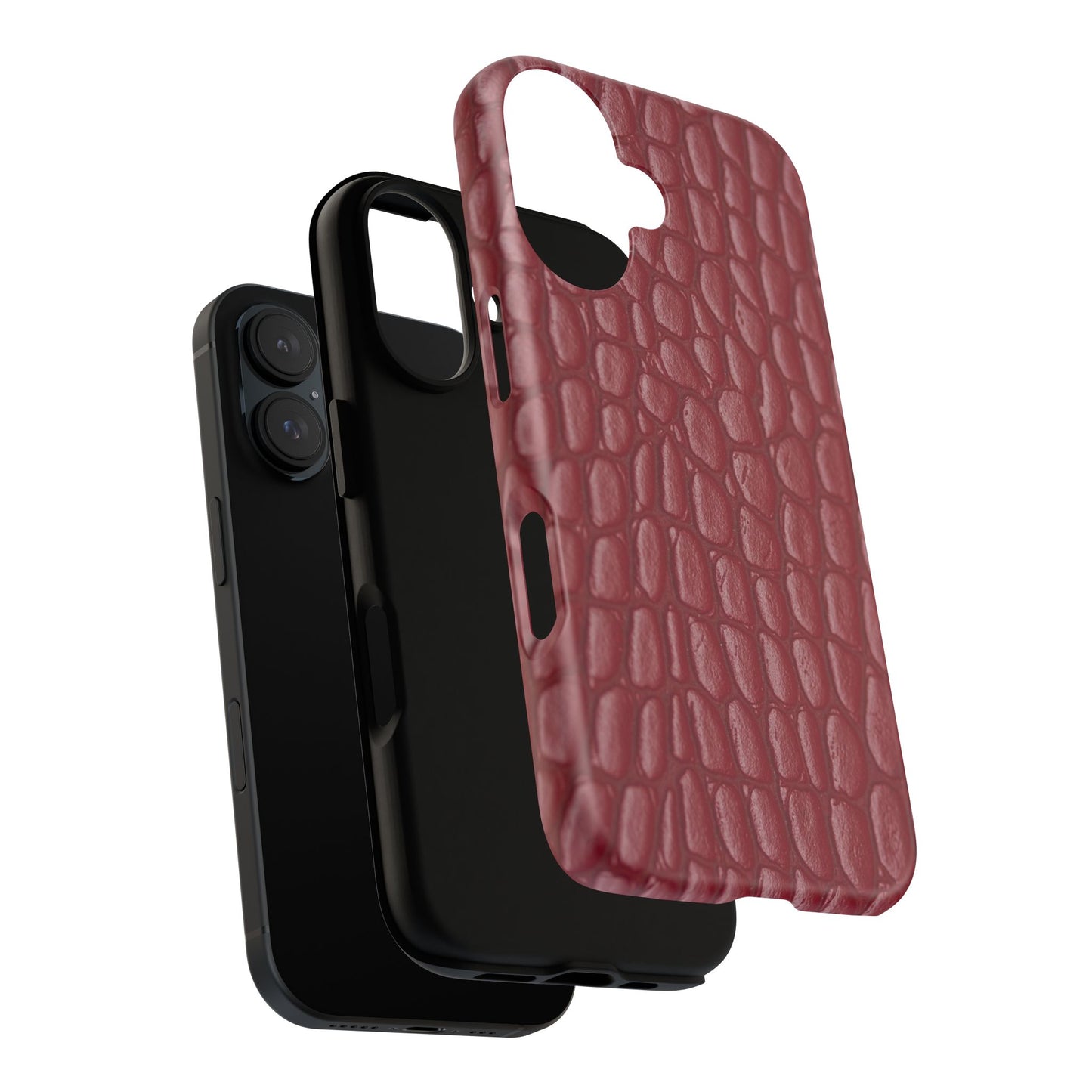 Red Leather - Tough Cases - Whimsical Phone Cases