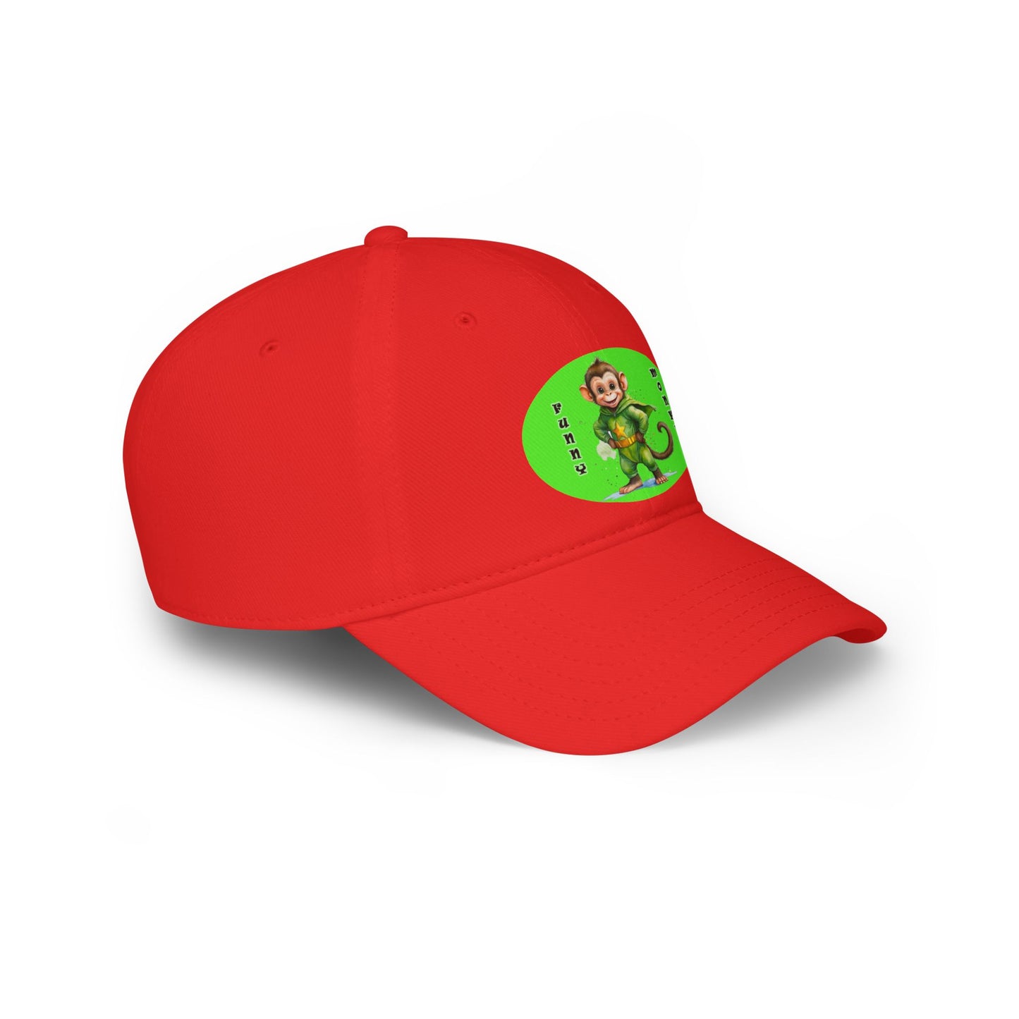 Funny Monkey - Low Profile Baseball Cap