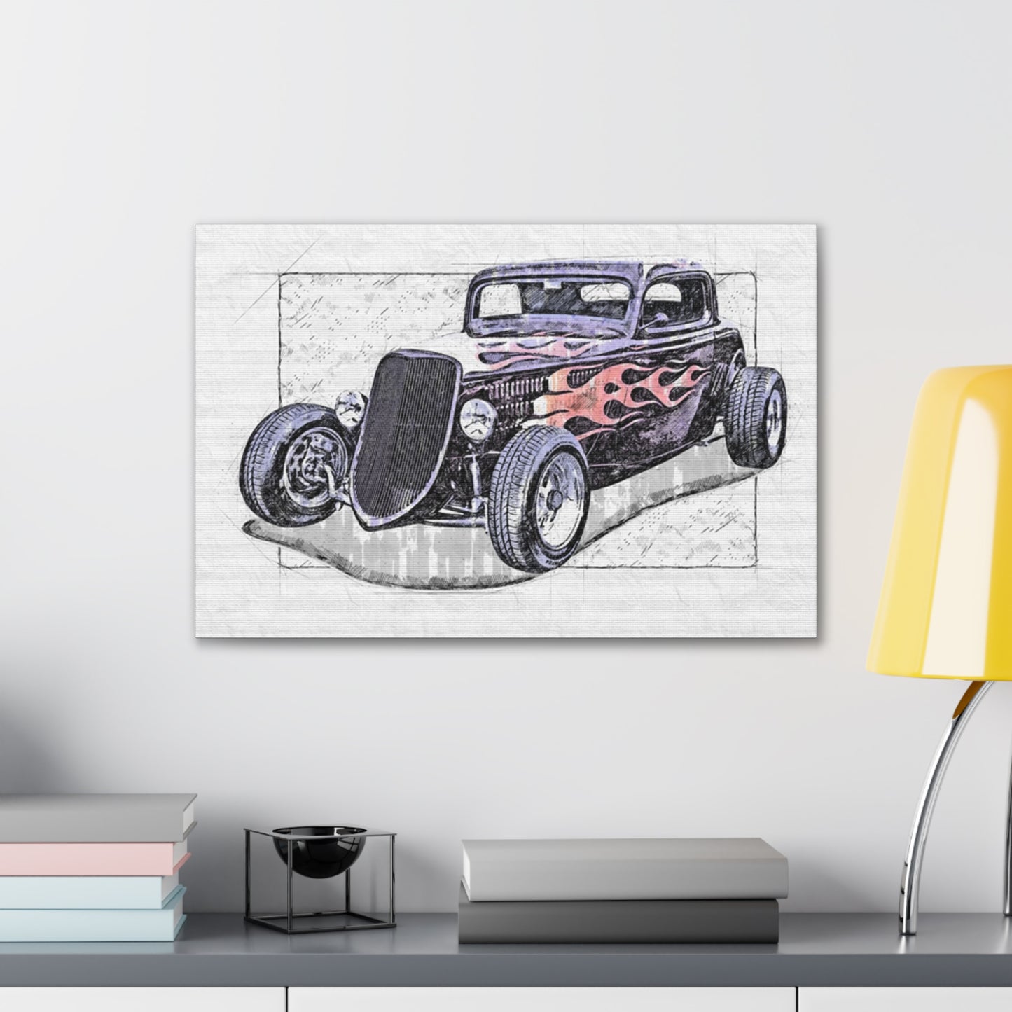 Hot Rod 1 - Canvas Stretched, 0.75" - Father's Day