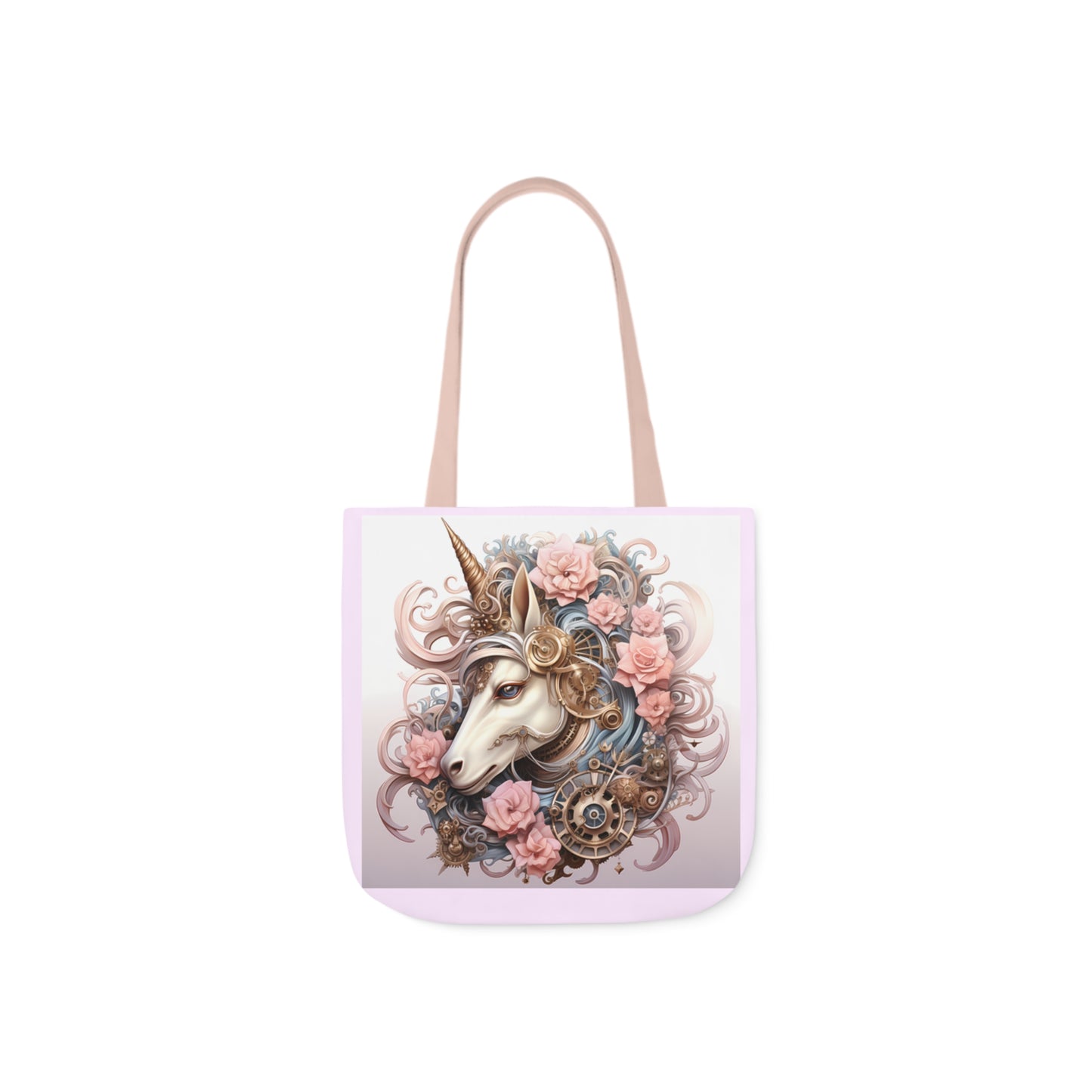 Unicorn - Canvas Tote Bag, 5-Color Straps