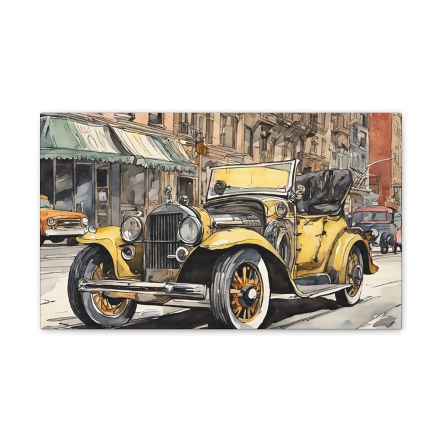 Antique Car - Canvas Stretched, 0.75" - Father's Day