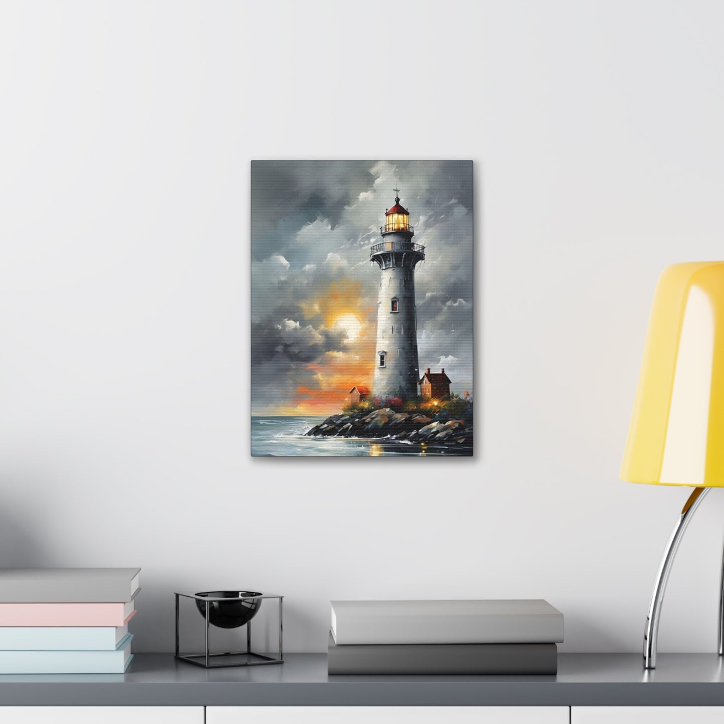 Light House - Canvas -Stretched, 0.75"