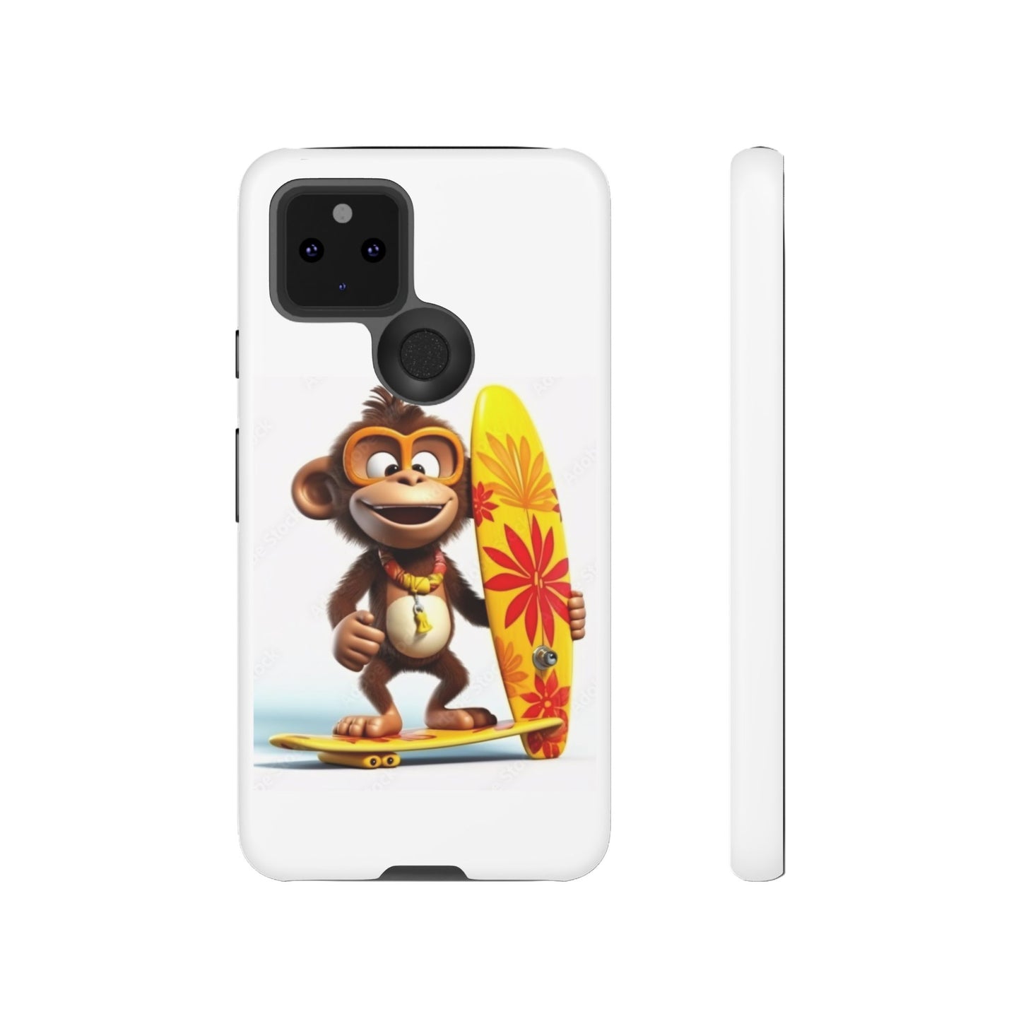 Surfer Monkey -Tough Whimsical Phone Cases