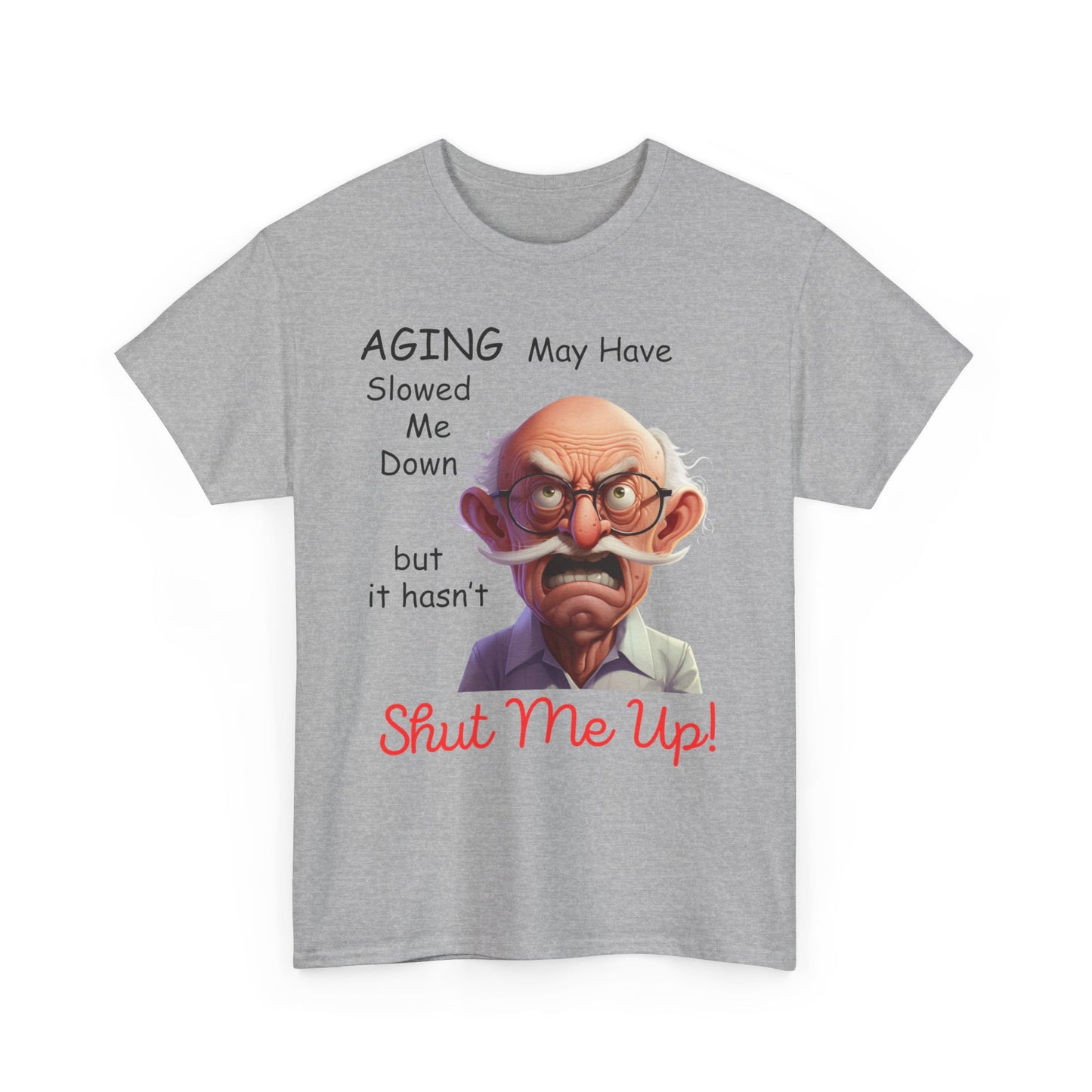 Aging - Unisex Heavy Cotton Tee - T-shirts - Father's Day