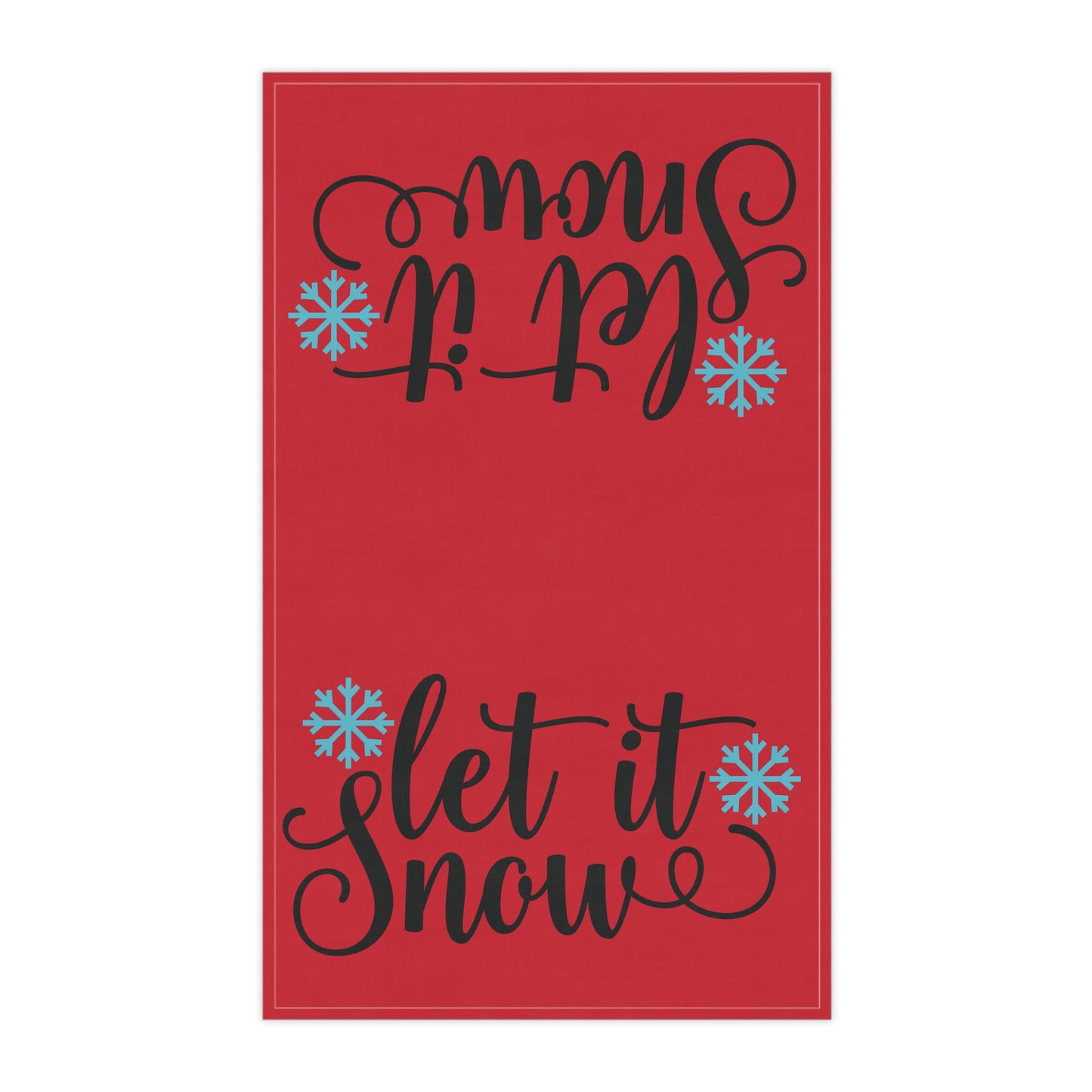 Let it Snow - Tea Towels (cotton, poly) - Christmas