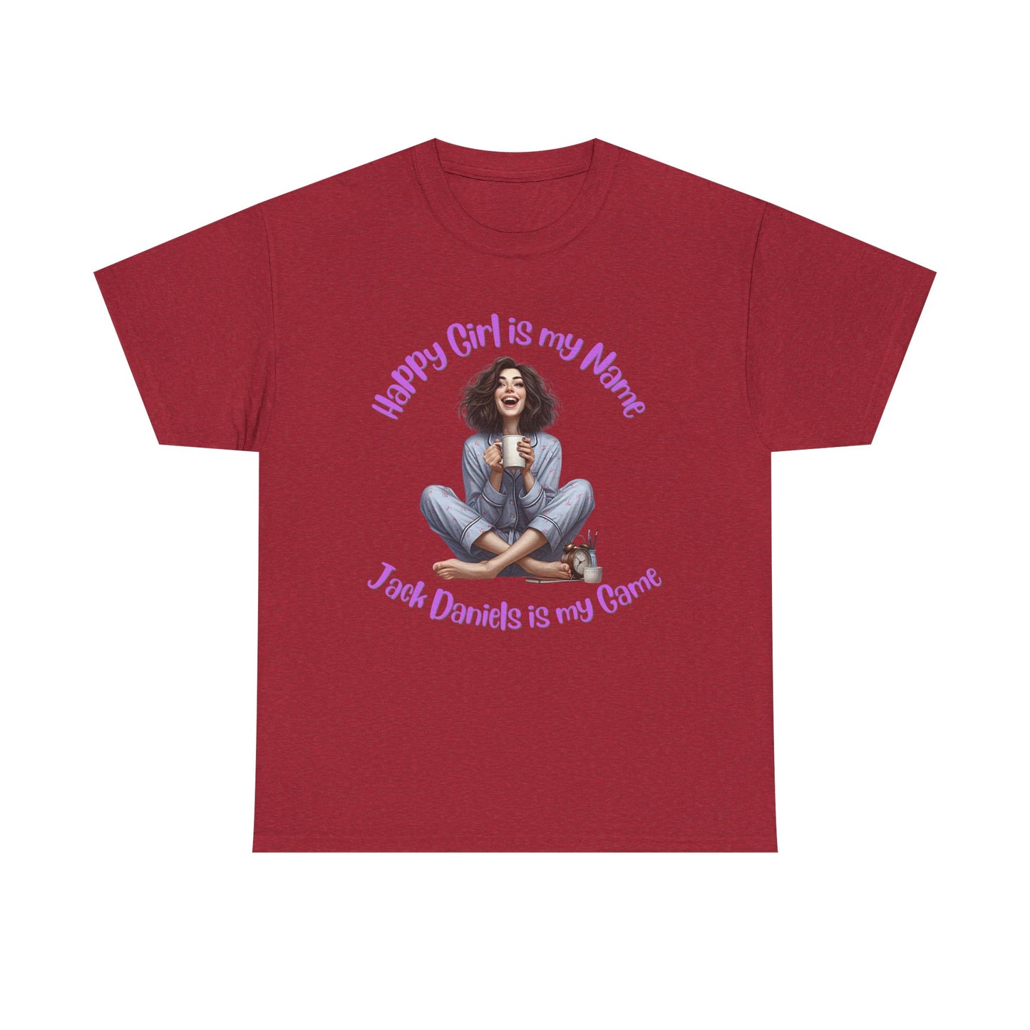 Happy Girl -Unisex Heavy Cotton Tee - Mother's Day - T-Shirts