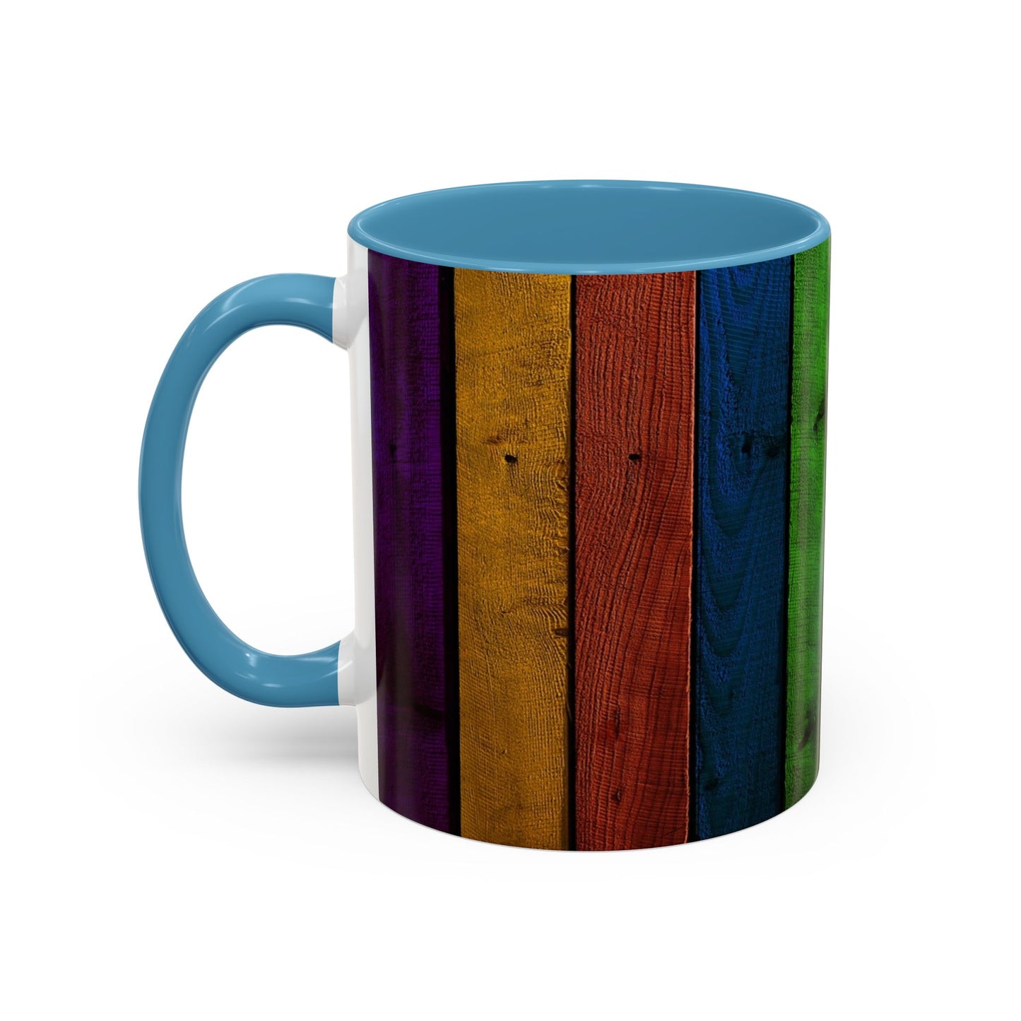 Colored Planks - Accent Coffee Mug (11, 15oz)