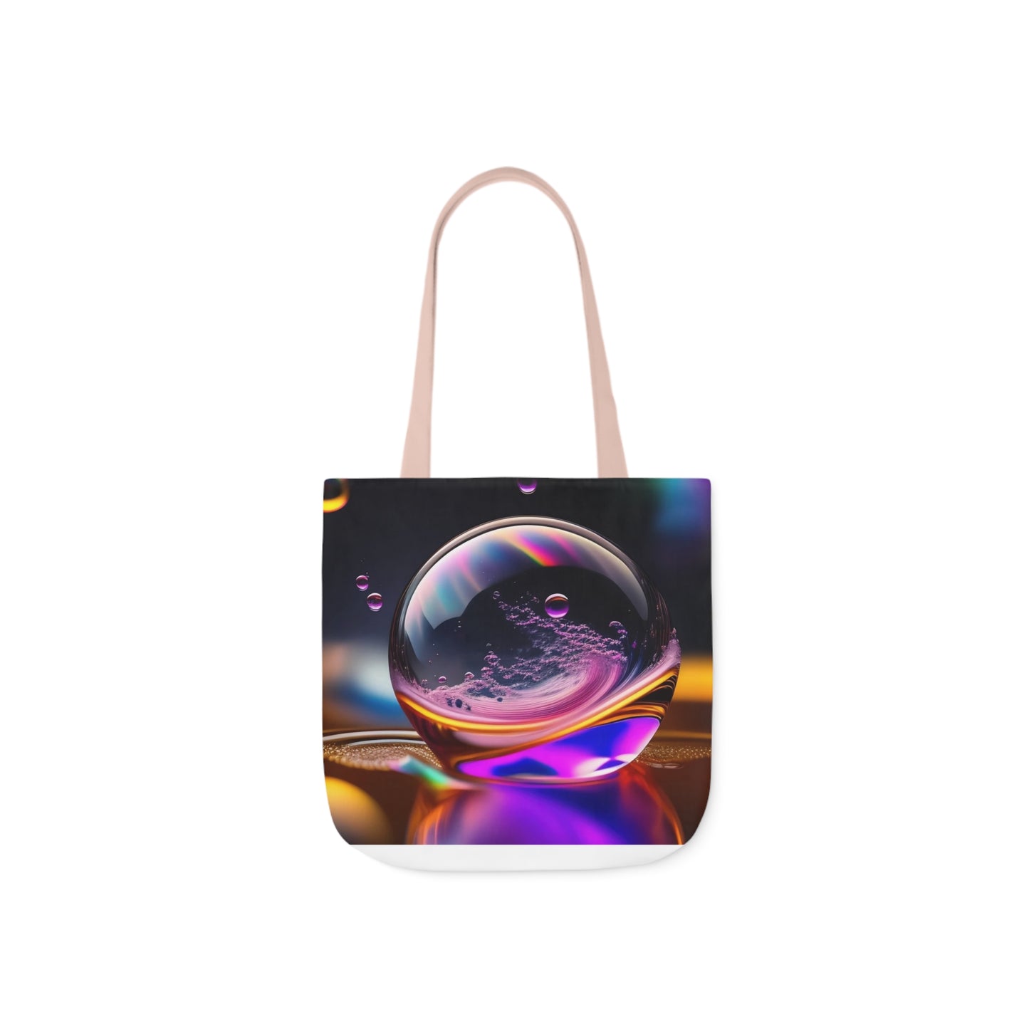 Glass Ball - Canvas Tote Bag, 5-Color Straps