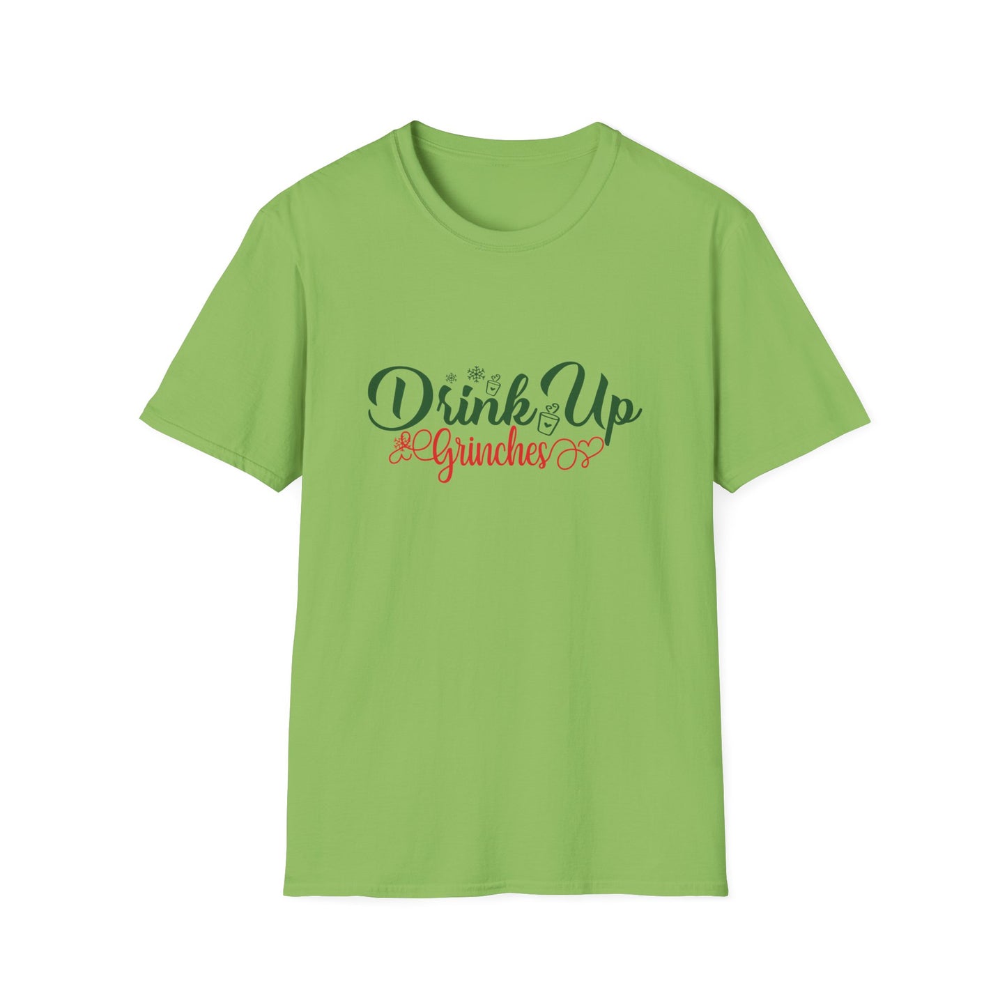 Drink Up -vUnisex Softstyle T-Shirt Christmas