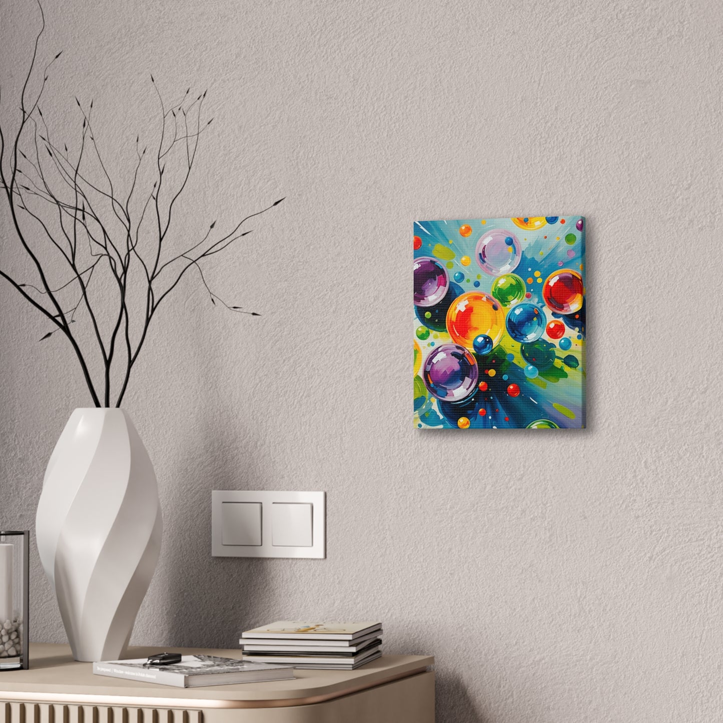 Colored Balls - Canvas Stretched, 0.75"