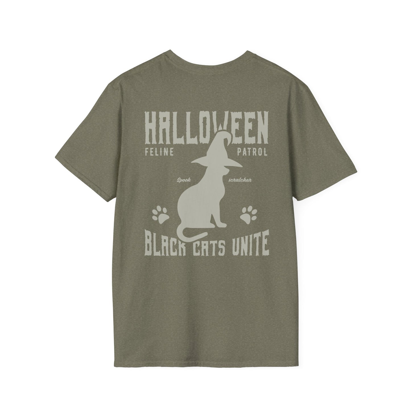 Feline Patrol - Unisex Softstyle T-Shirt - Halloween