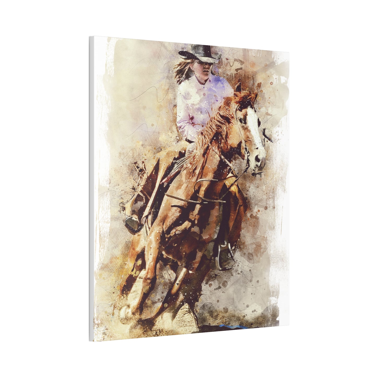 Barrel Racer - Canvas Stretched, 0.75" - Mother's Day