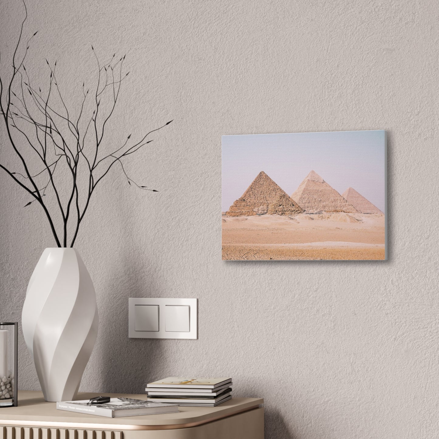 Pyramids - Canvas Stretched, 0.75"