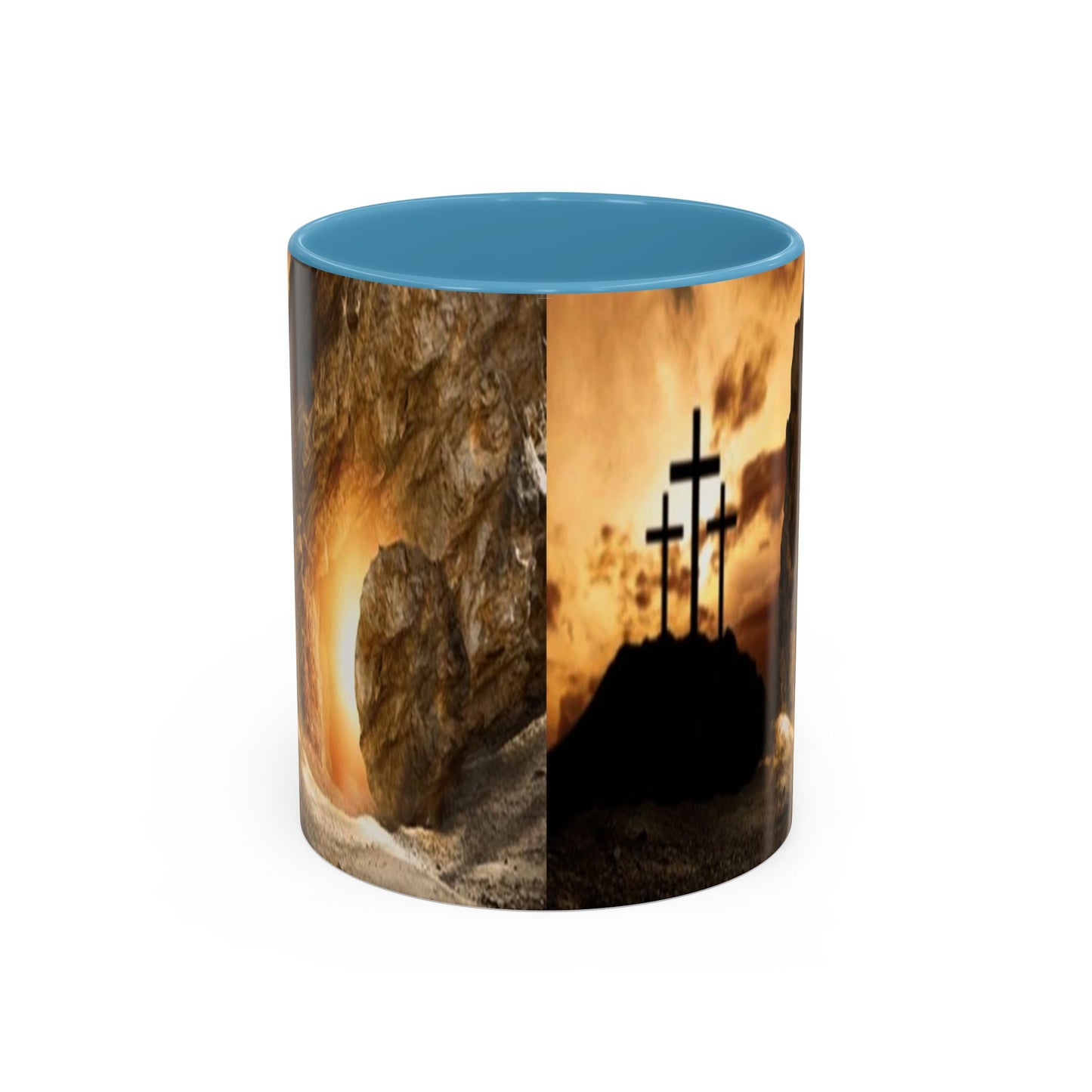 He is Risen -Accent Coffee Mug (11, 15oz) - Easter - Mother's Day - Father's Day