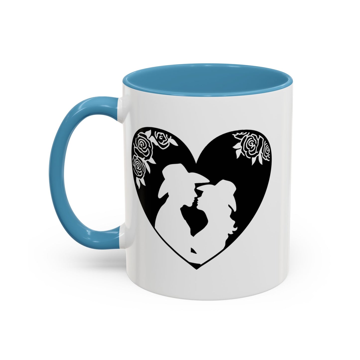 Cowboy Love - Accent Coffee Mug (11, 15oz) - Mother's Day