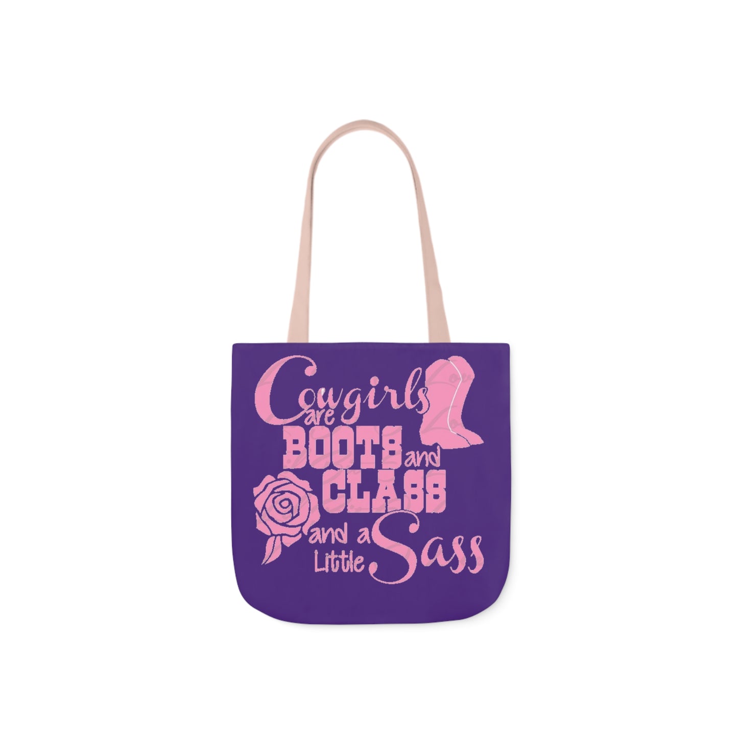 Cowgirl - Canvas Tote Bag, 5-Color Straps