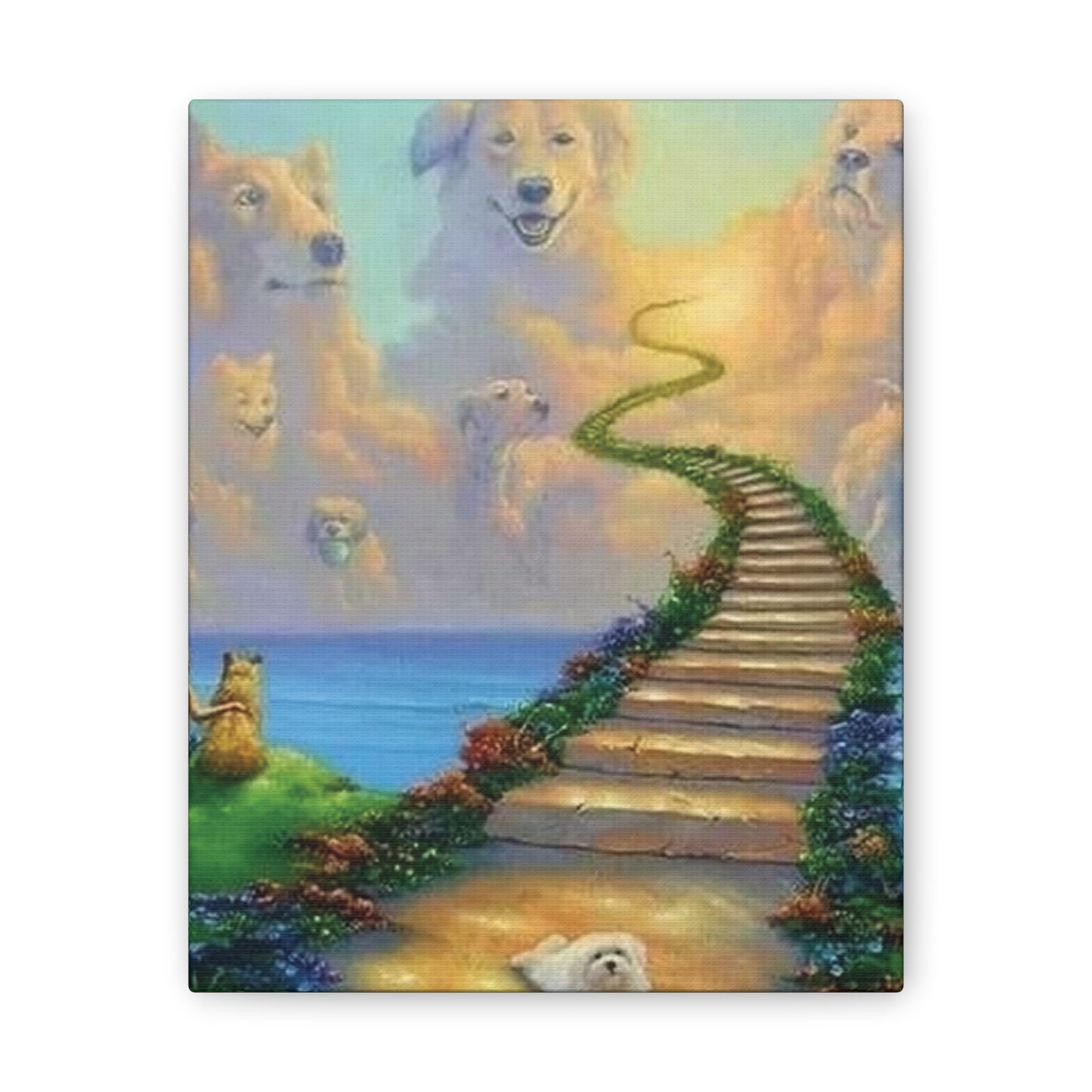 All Dogs Go to Heaven - Canvas Stretched, 0.75"