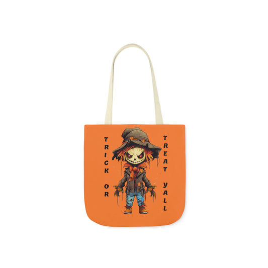 Trick or Treat Yall - Canvas Tote Bag, 5-Color Straps - Halloween