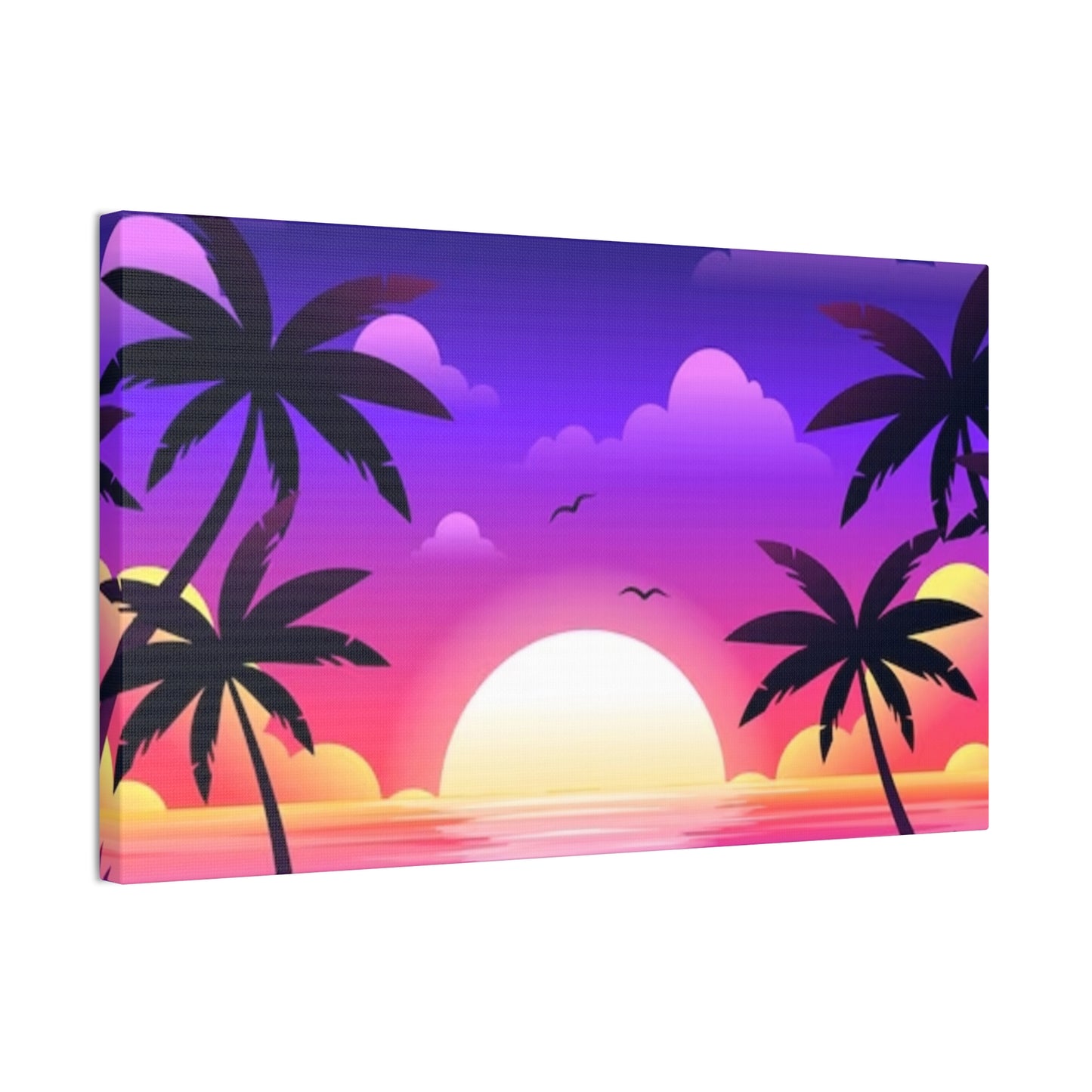 Island Sunset - Canvas Stretched, 0.75"