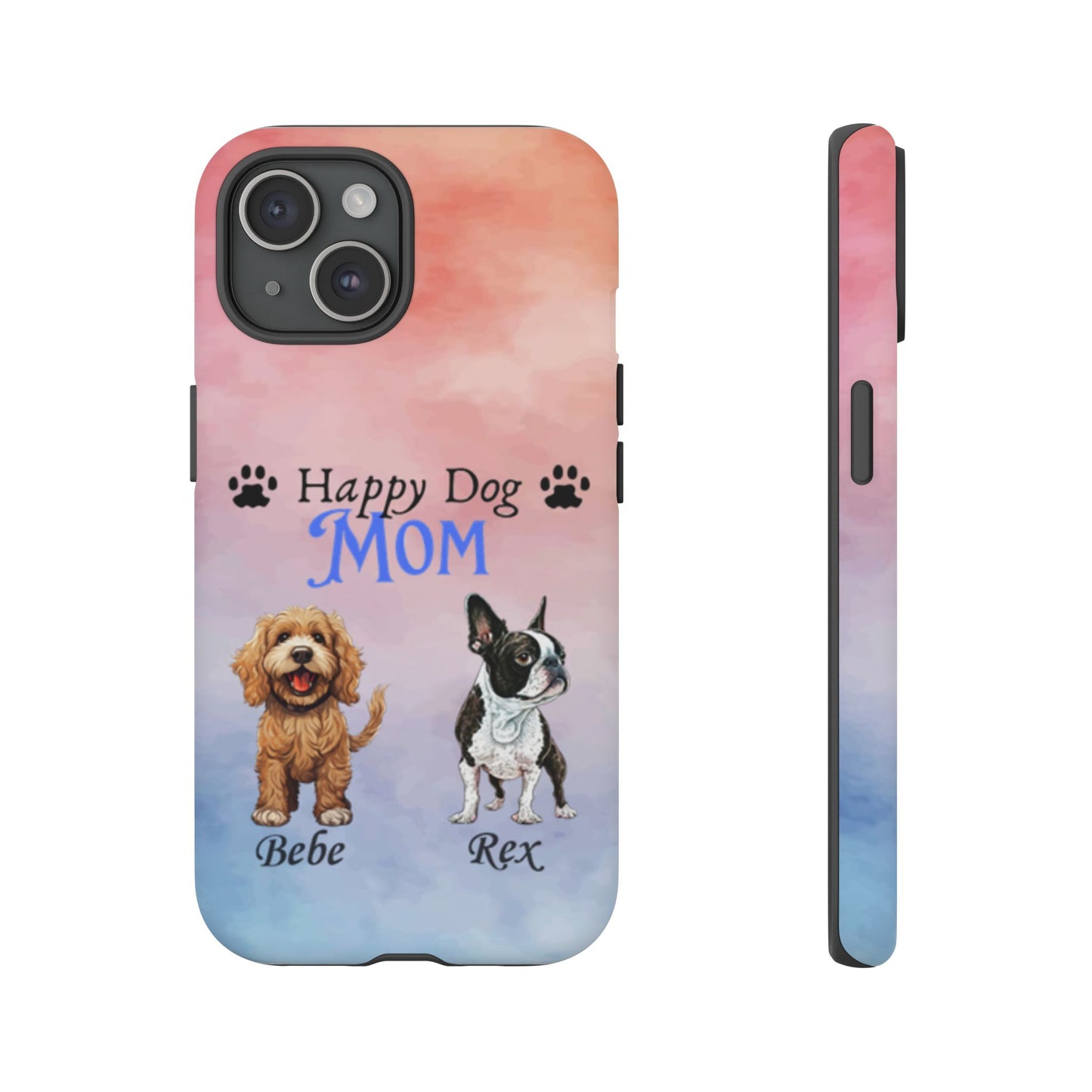 Dog Mom - Personalized - Whimsical Phone Cases - Mother's Day