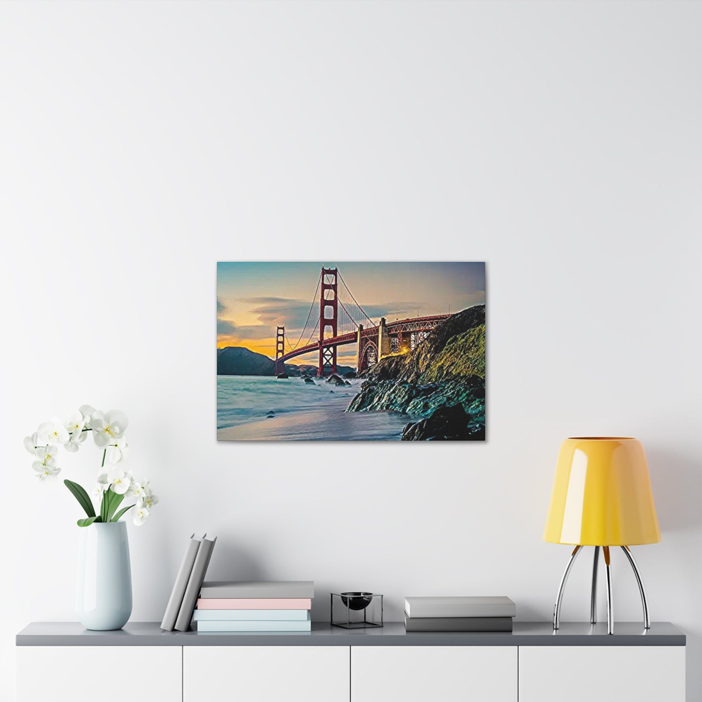 Golden Gate - Canvas Stretched, 0.75"