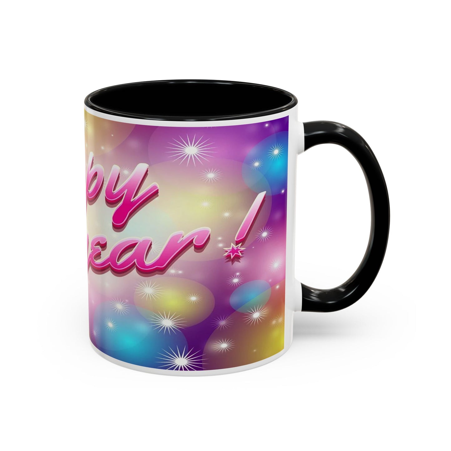 Happy New Year - Accent Coffee Mug (11, 15oz)