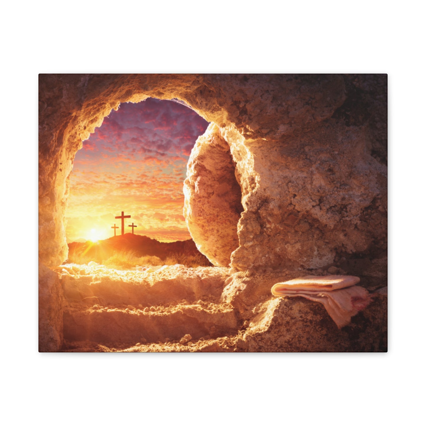 Resurrection - Canvas Stretched, 0.75" - Easter - Mother's Day - Father's Day