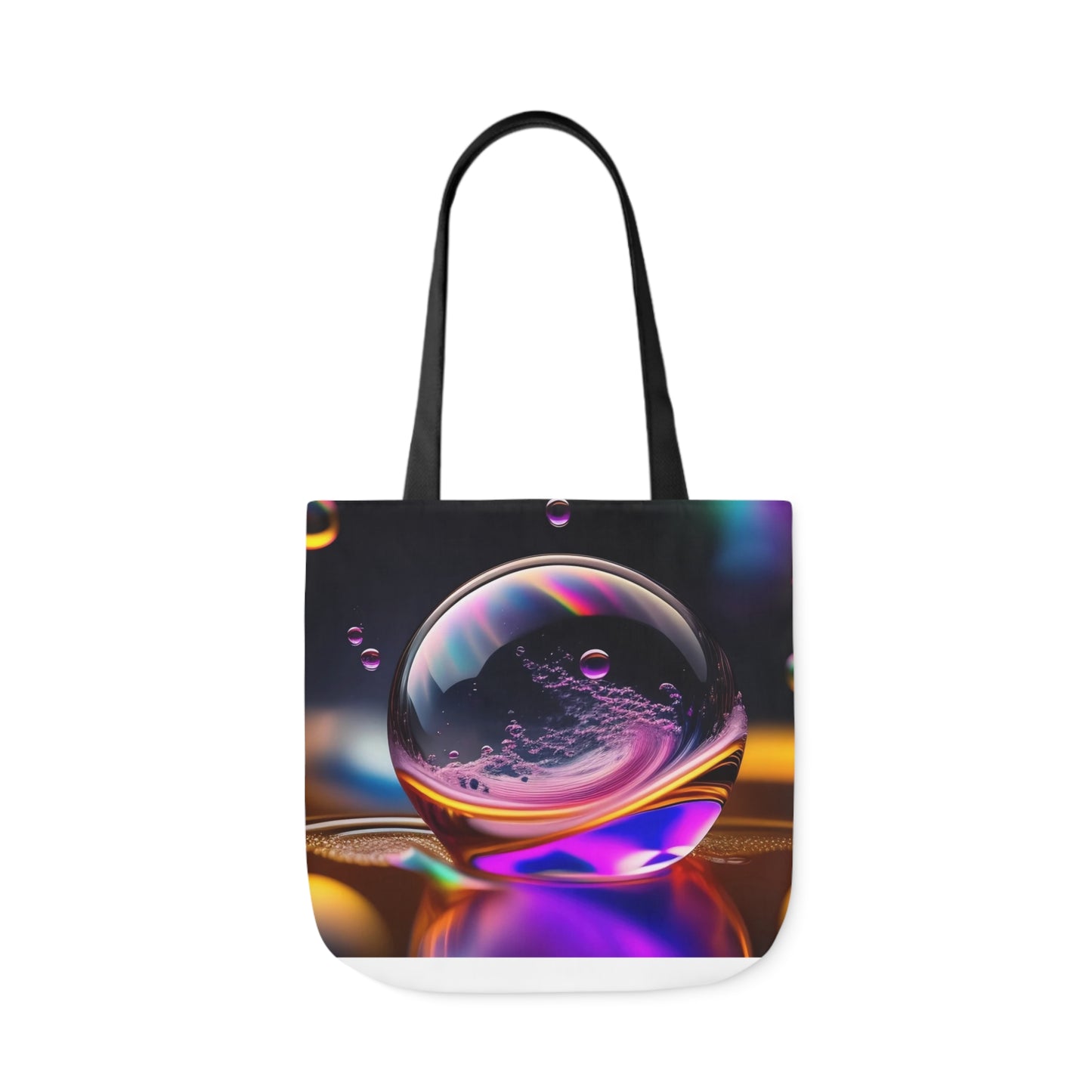 Glass Ball - Canvas Tote Bag, 5-Color Straps