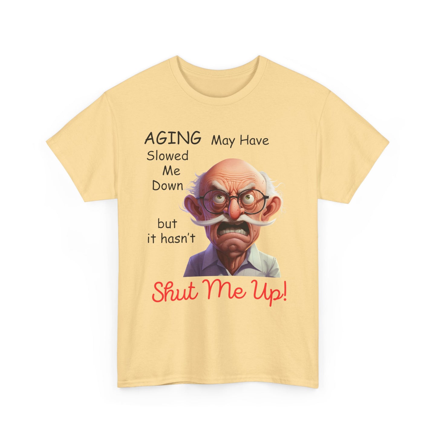 Aging - Unisex Heavy Cotton Tee - T-shirts - Father's Day