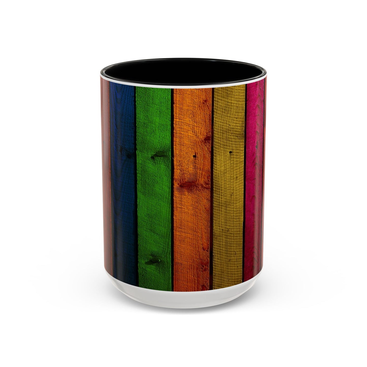 Colored Planks - Accent Coffee Mug (11, 15oz)