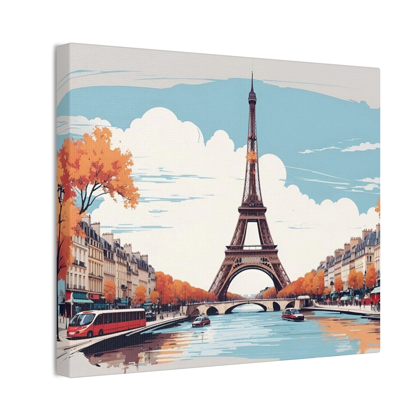 Eiffel Tower - Canvas Stretched, 0.75"